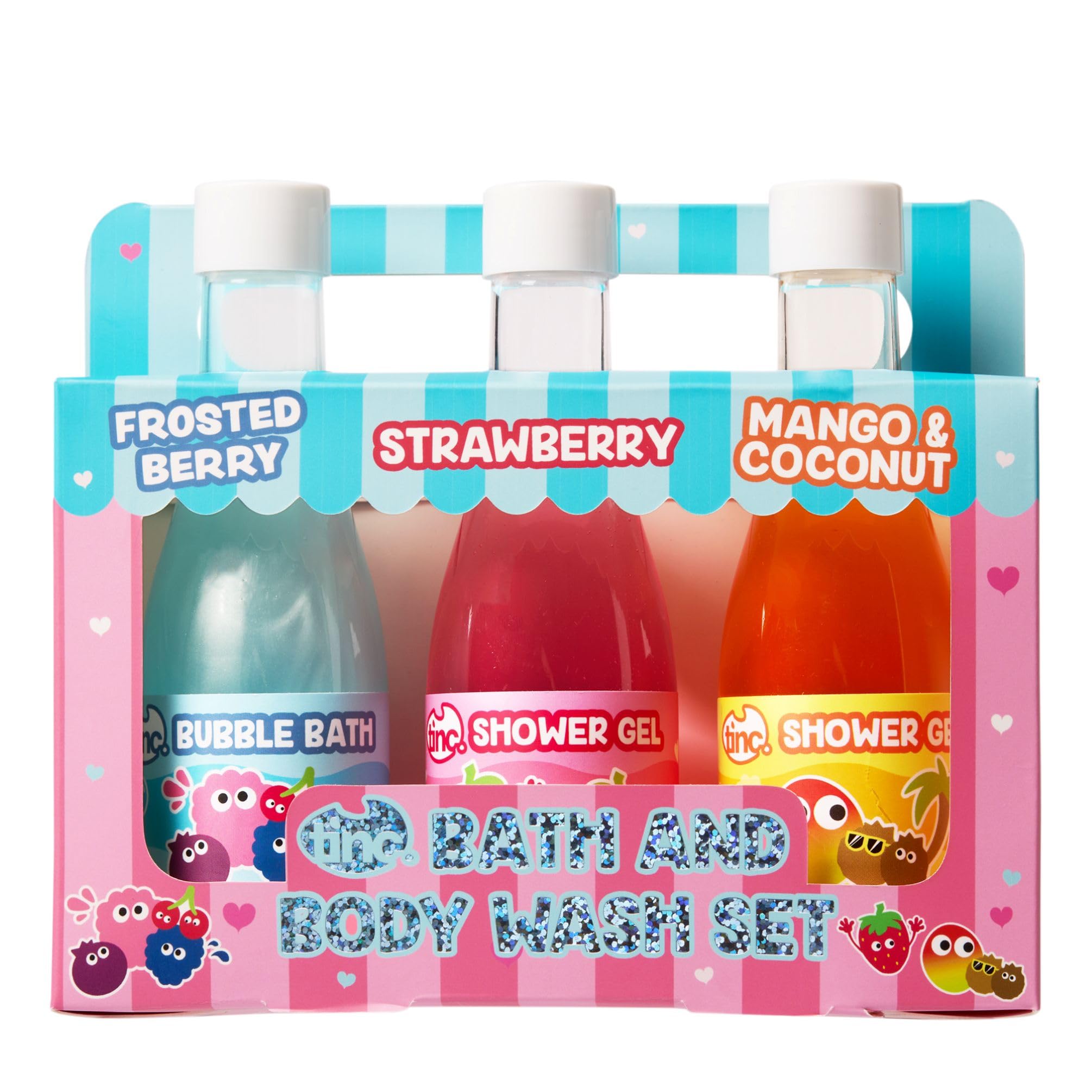 Tinc Bath & Body Wash Set (3 x 170ml): Frosted Berry, Strawberry & Mango Coconut
