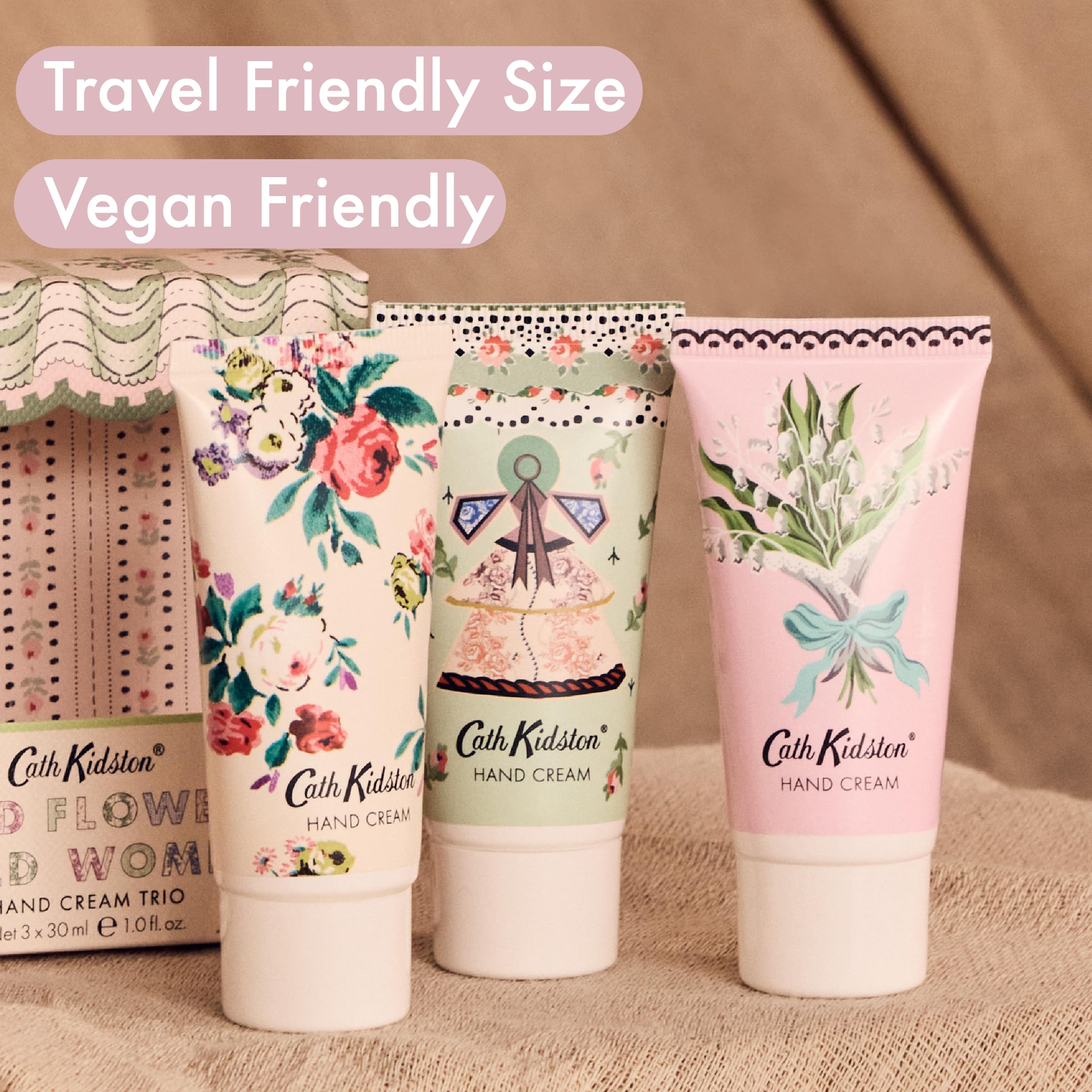 Cath Kidston Hand Cream Trio Set (3 x 30ml) with Shea & Cocoa Butter 5