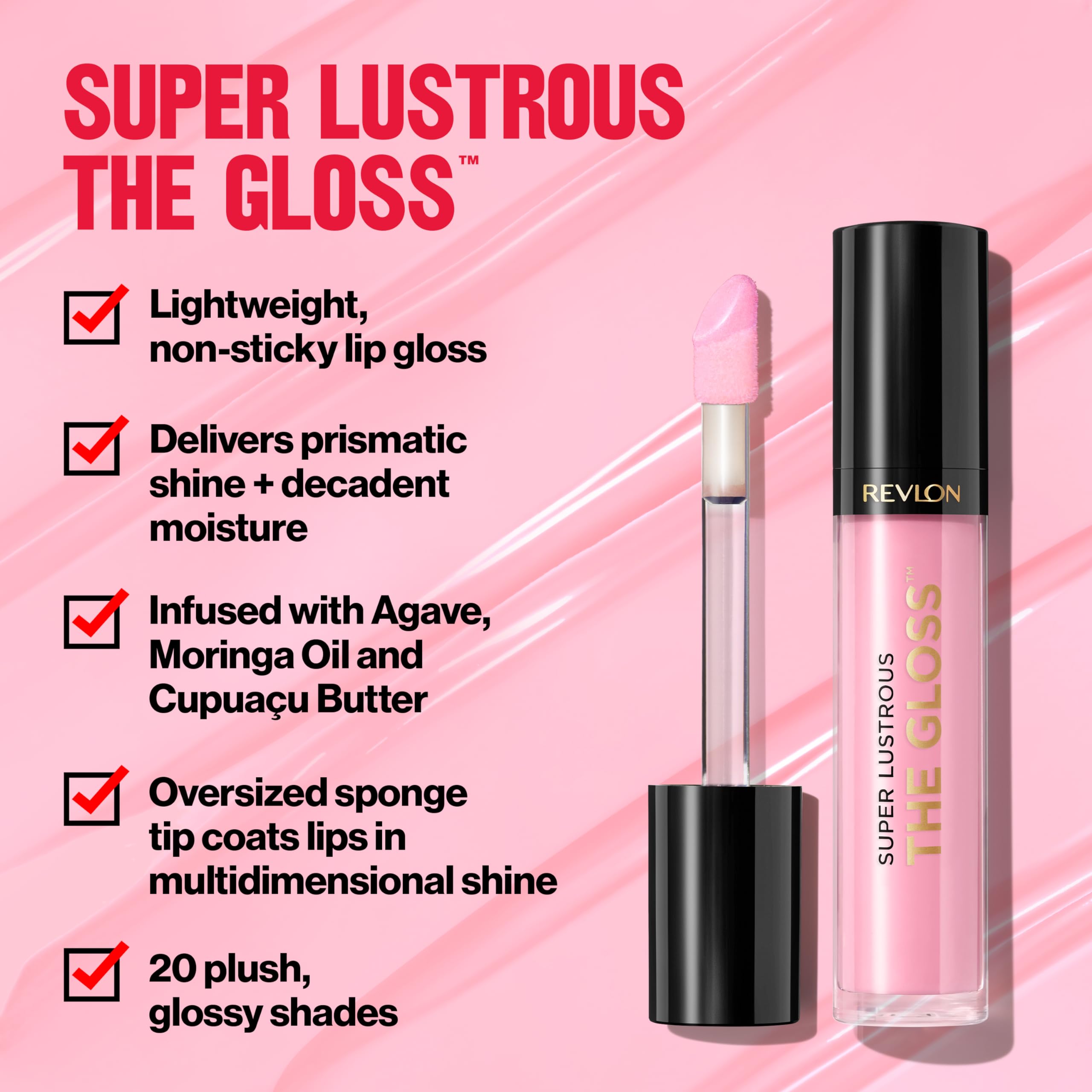 Revlon Super Lustrous Lip Gloss - High Impact Color with Moisturizing Shine 3