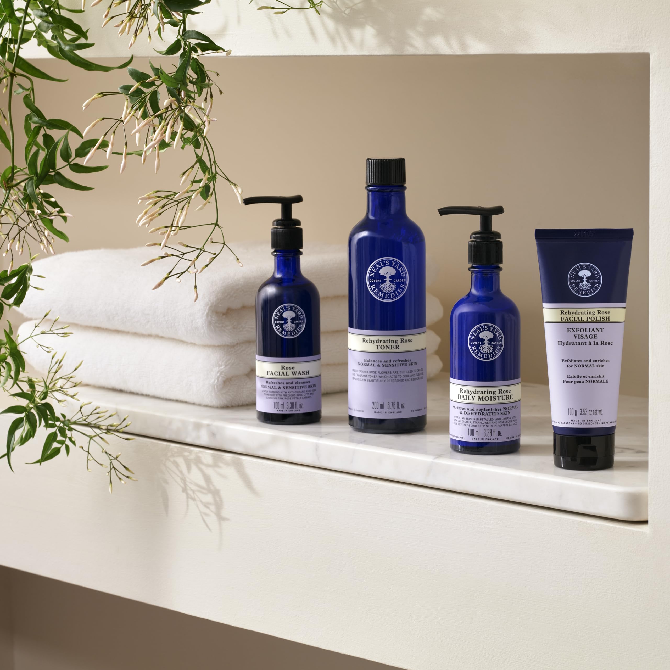 Neal's Yard Remedies Rehydrating Rose Face Wash for Cleansing and Hydrating Skin 4