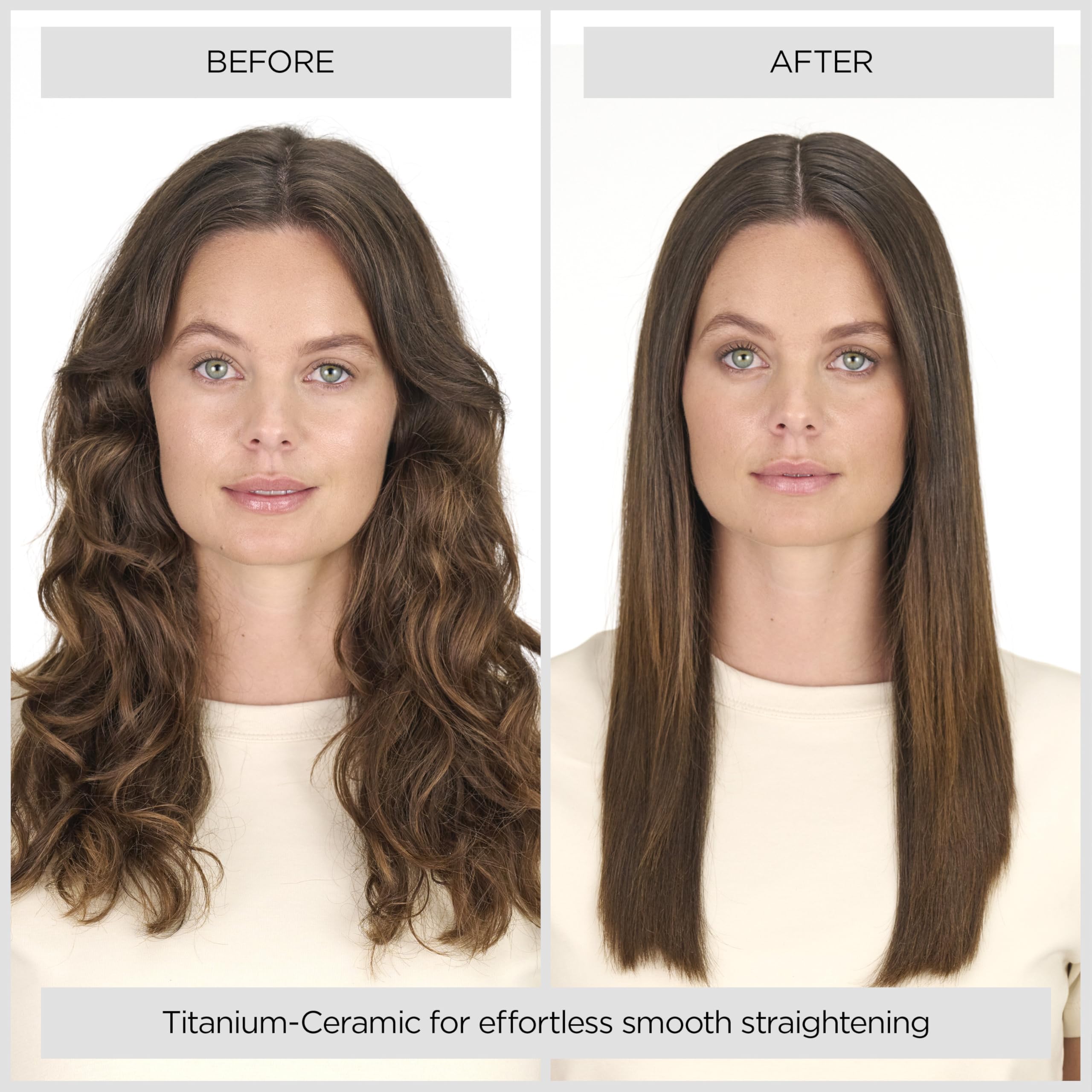 BaByliss Midnight Luxe Hair Straighteners with Titanium Ceramic Floating Plates