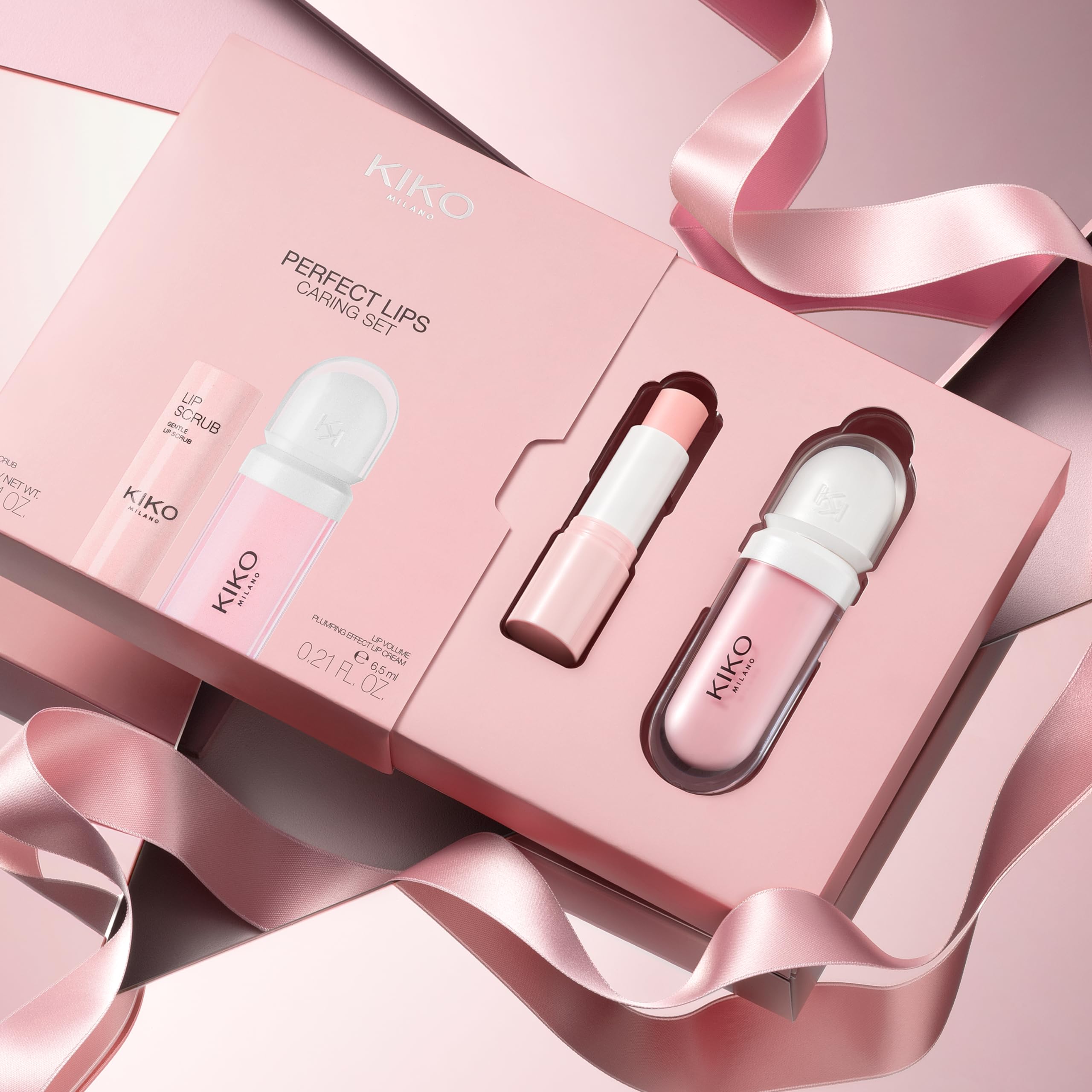 KIKO Milano Perfect Lips Caring Set: Lip Scrub and Volume-Enhancing Lip Cream 6