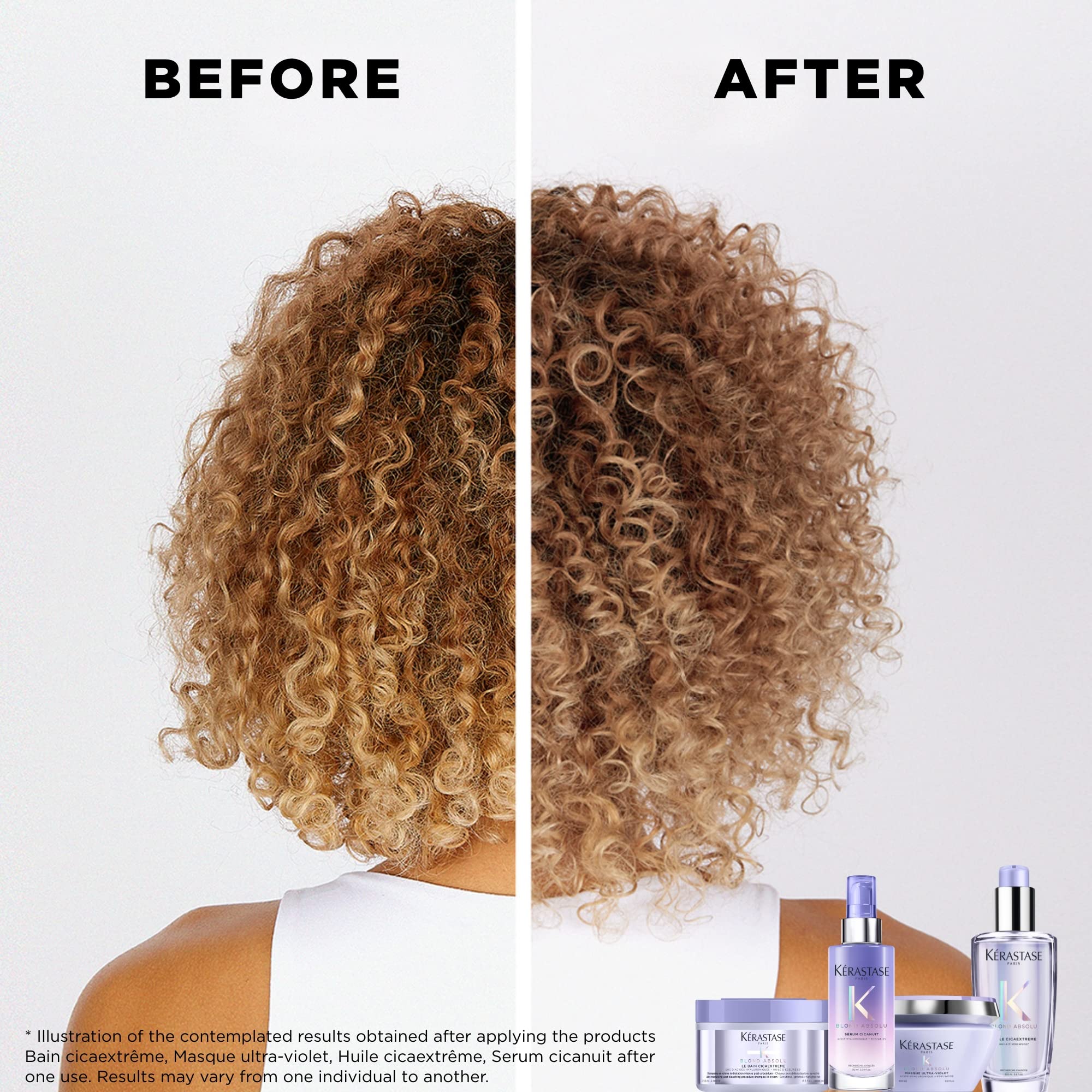 Kérastase Blond Absolu, Feuchtigkeitsspendendes, aufhellendes Shampoo, für aufgehelltes, stark gefärbtes Haar 3