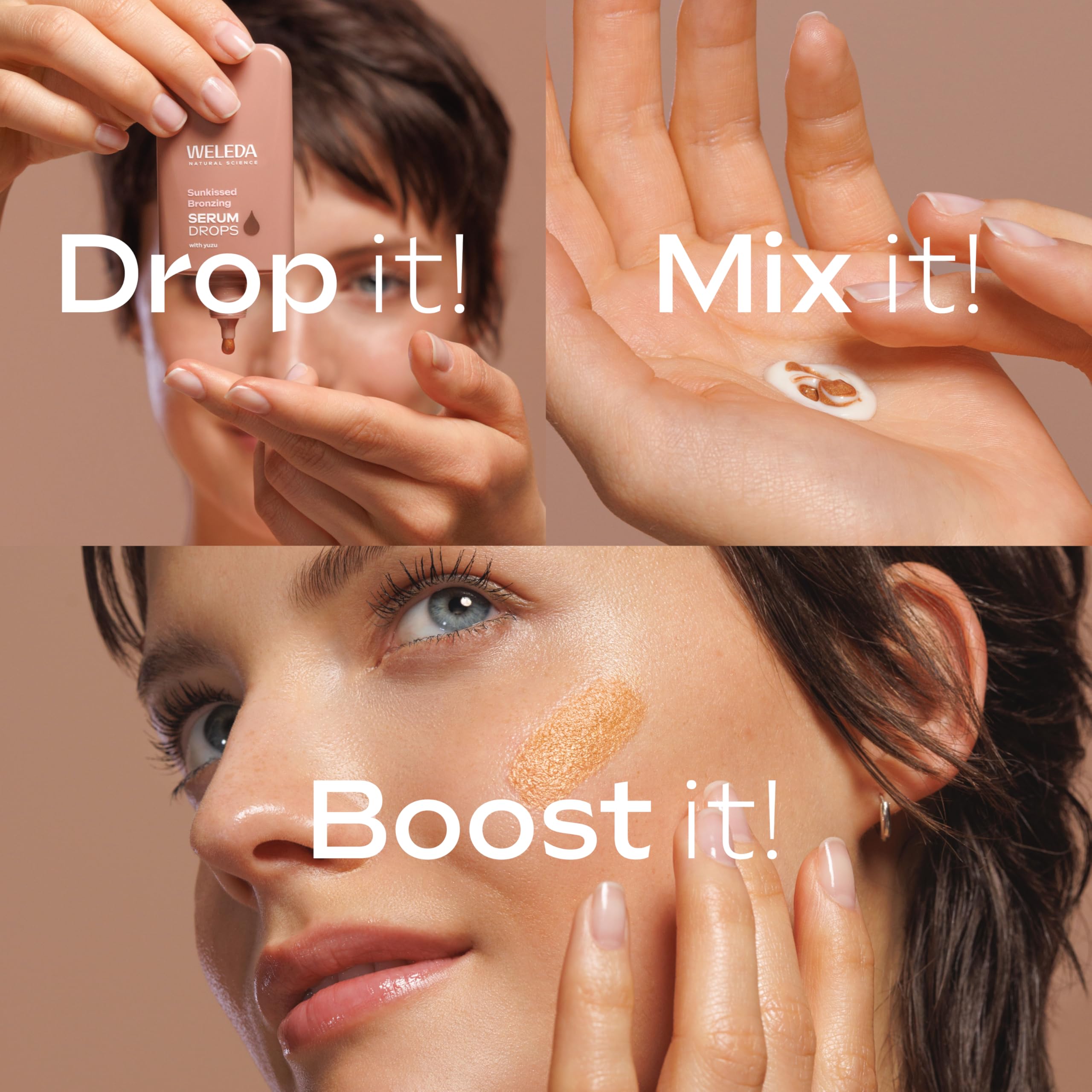 Weleda Sunkissed Bronzing Face Serum Drops with Yuzu for Instant Moisture & Bronzy Glow, 30ml 9