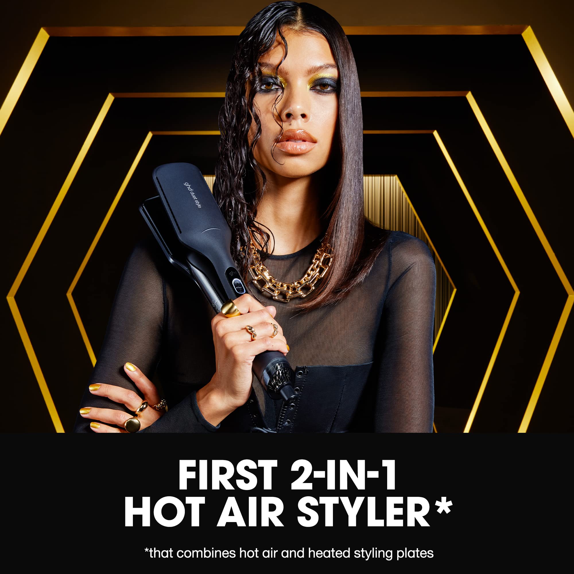 ghd Duet Style 2-in-1 Hot Air Styler in Black - Wet to Dry Styling 3