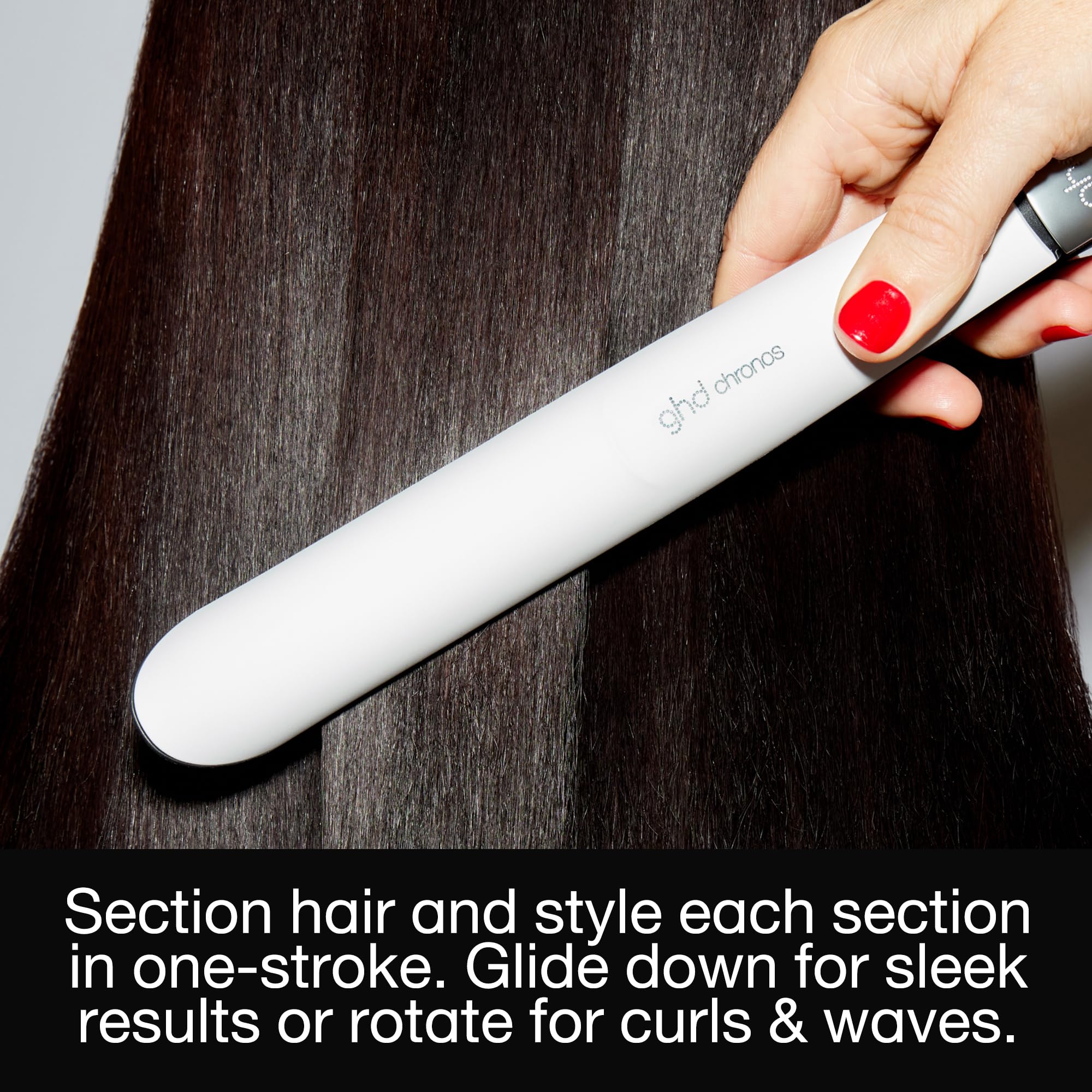 ghd Chronos Professional Styler, White: One Stroke High-Definition Results Lasting 24hrs 4