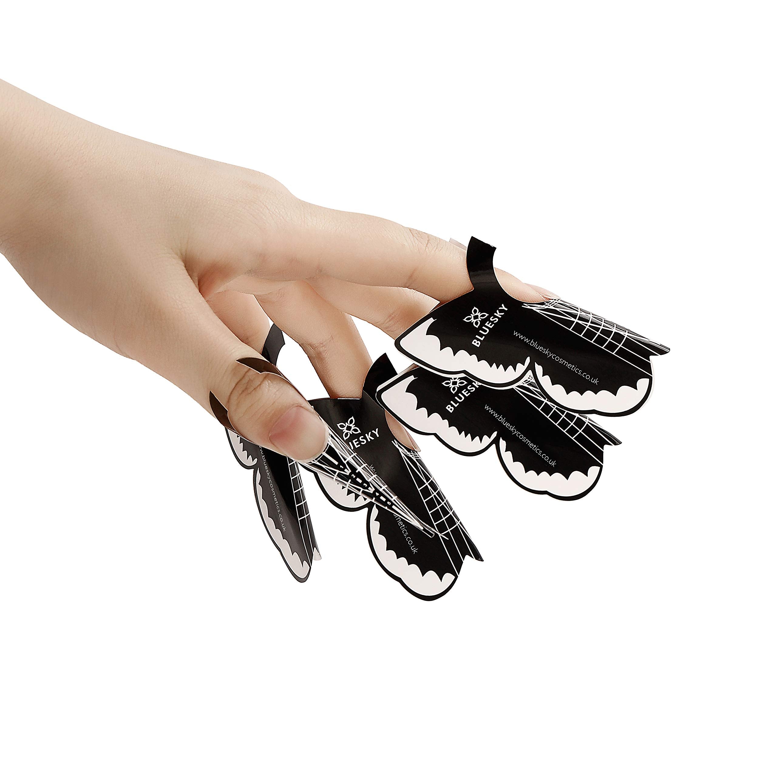 BLUESKY Nail Forms for Builder Gel, Poly Gel, Gum Gel & Acrylic Nail Extensions - Pack of 50 7