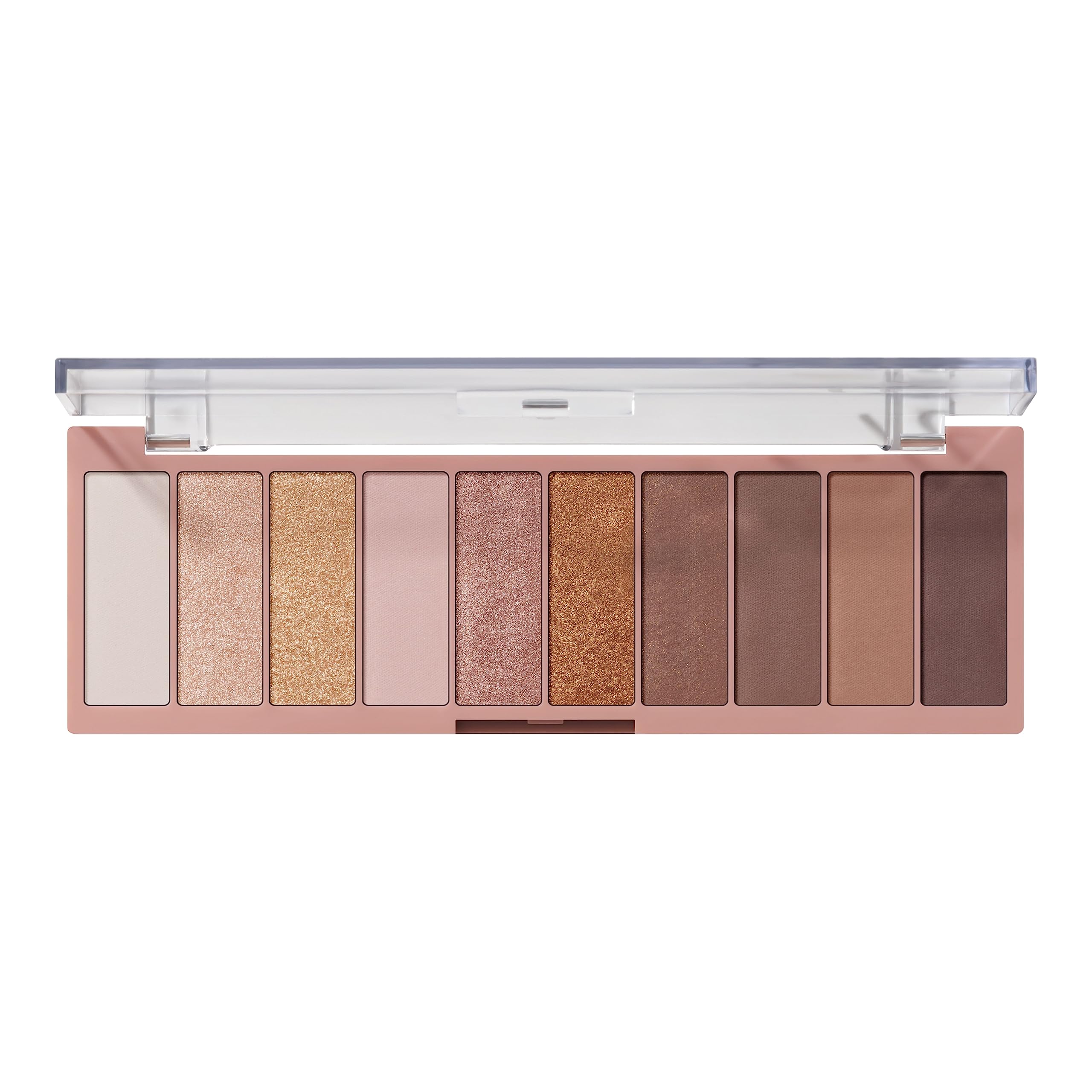 elf Perfect 10 Lidschattenpalette, zehn hochpigmentierte neutrale Farbtöne, leicht verblendbare Formel, vegan und tierversuchsfrei, Need It Nude (Verpackung kann variieren) 1
