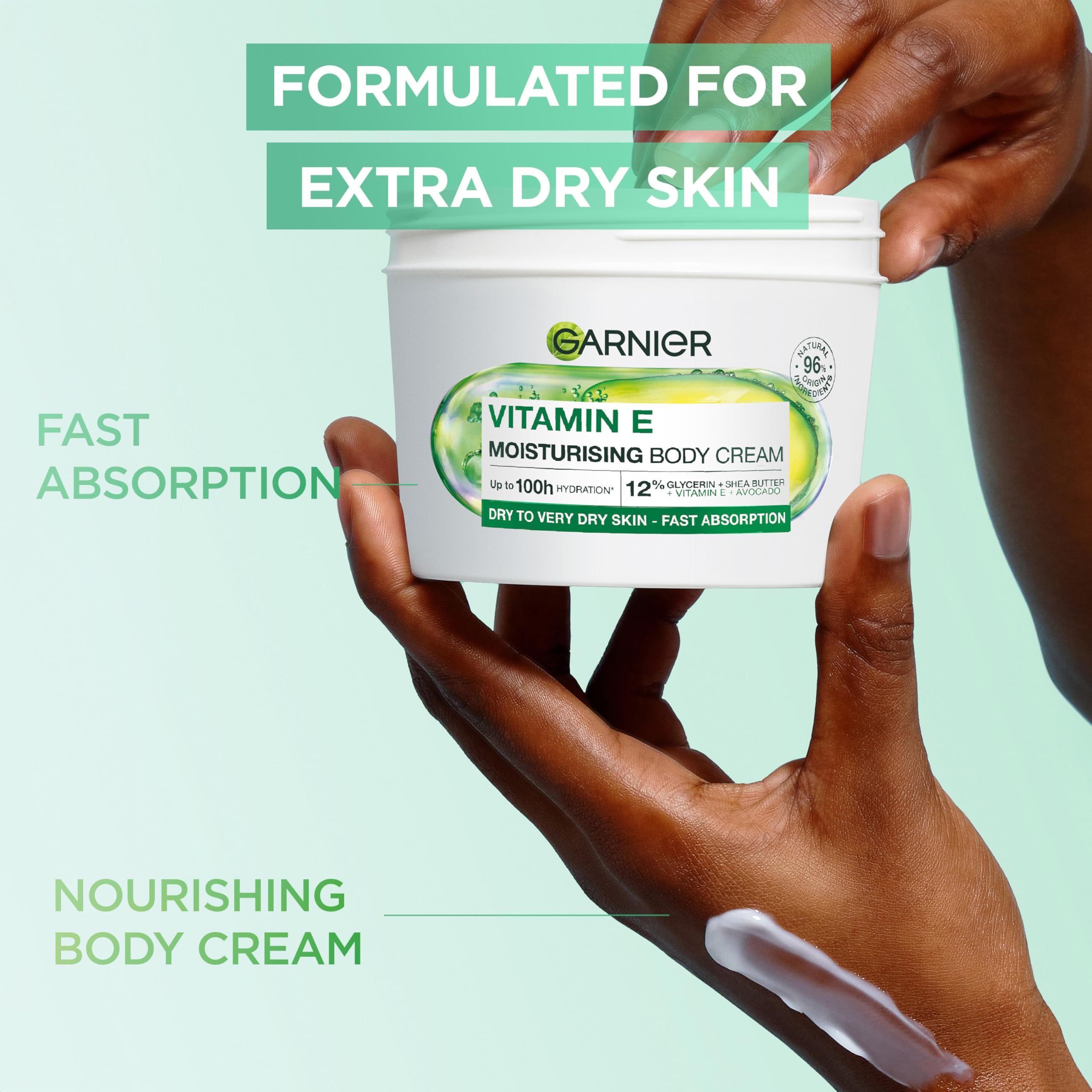 Garnier Body Superfood Nourishing Body Cream with Avocado & Omega 6 for Dry Skin 5