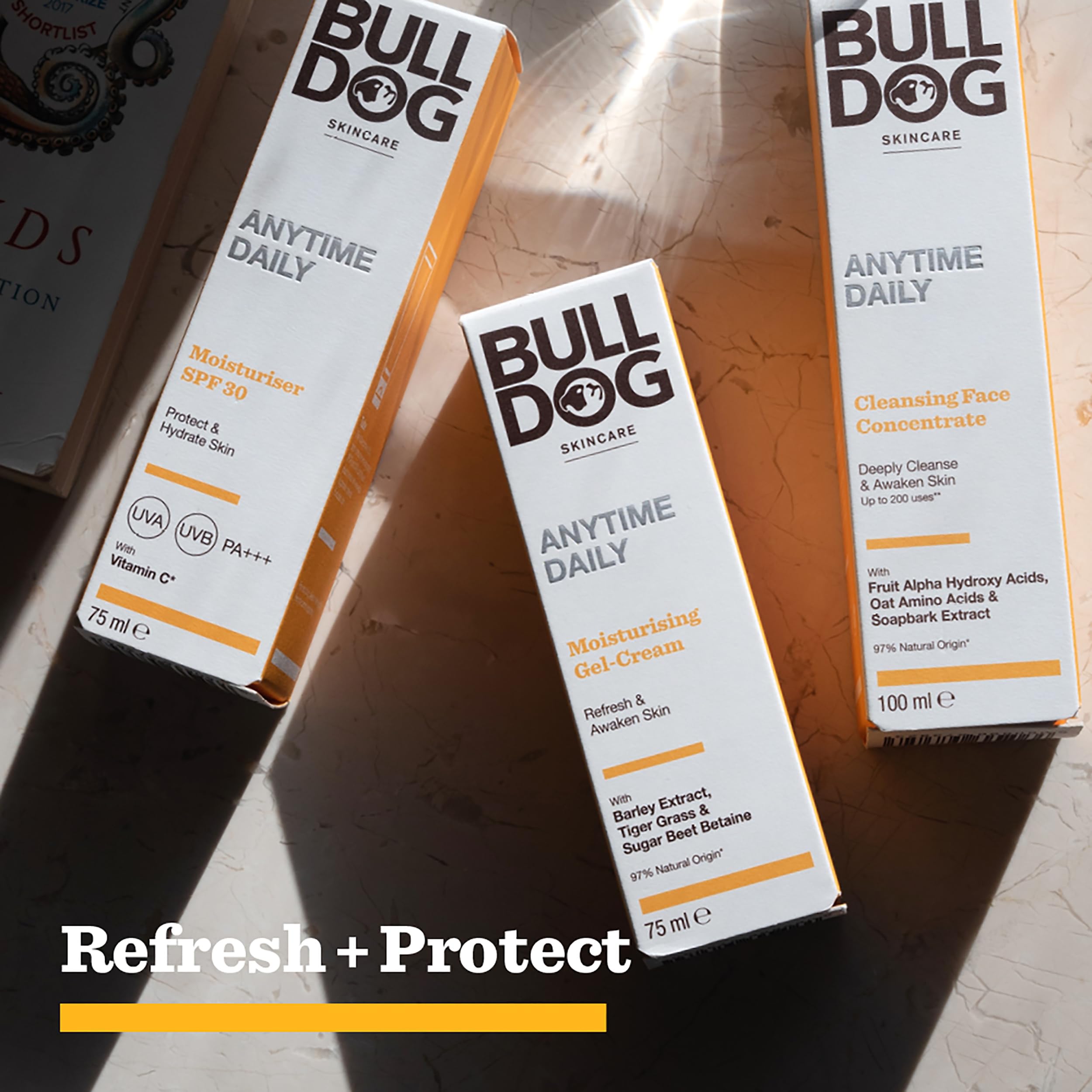 BULLDOG SKINCARE Anytime Daily Cleansing Concentrate for Men | Face Wash with Natural Acids 5