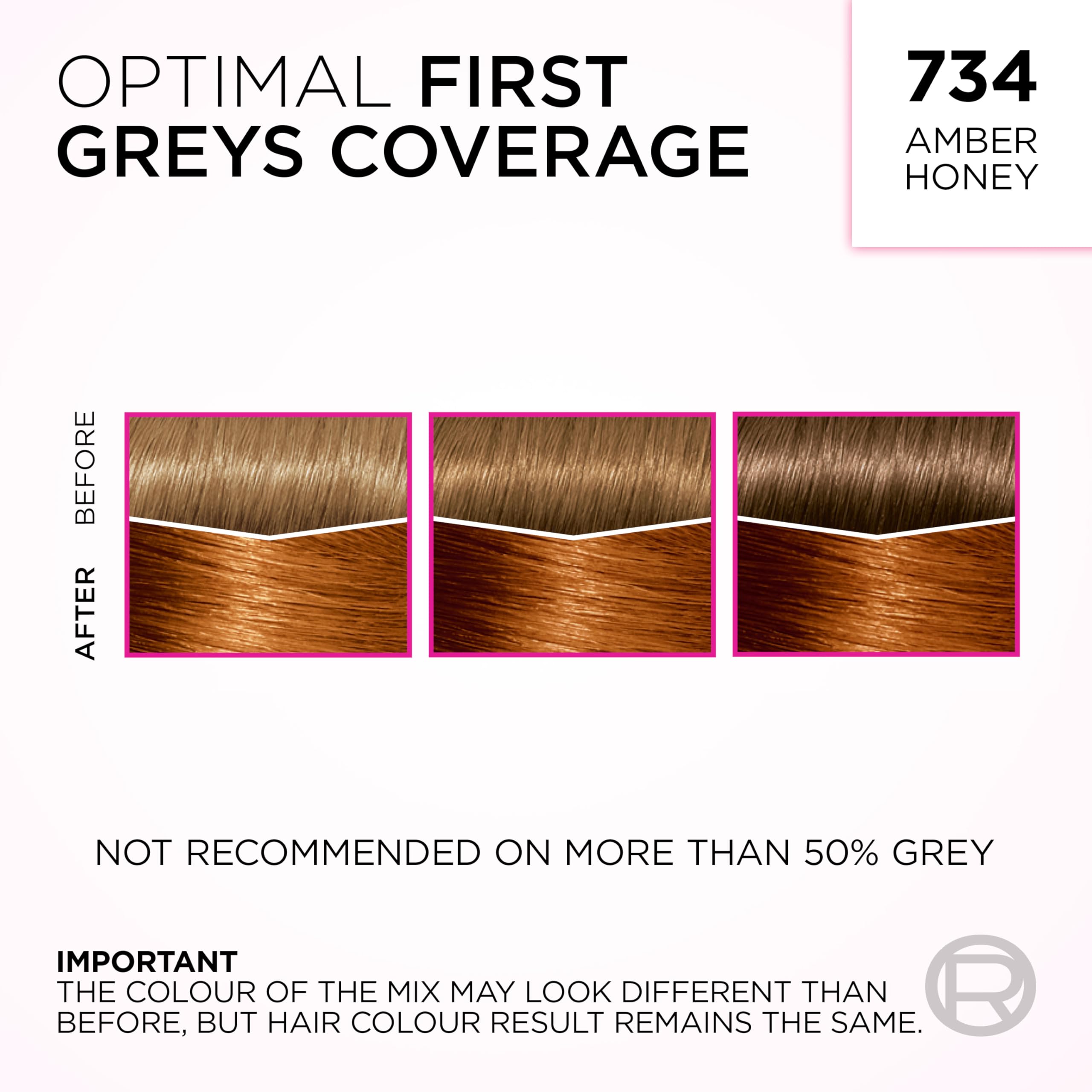 L'Oréal Paris Casting Crème Gloss Semi-Permanent Hair Dye - Shade 734 Amber Honey 7