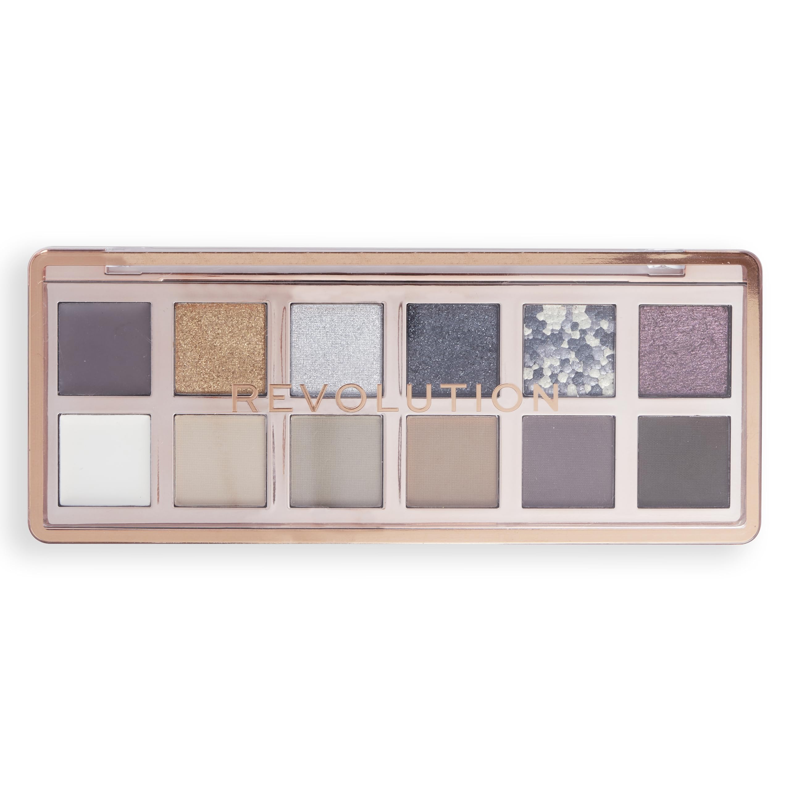 Makeup Revolution The Smokey Icon Grunge Eyeshadow Palette - 12 Matte & Shimmer Shades 5