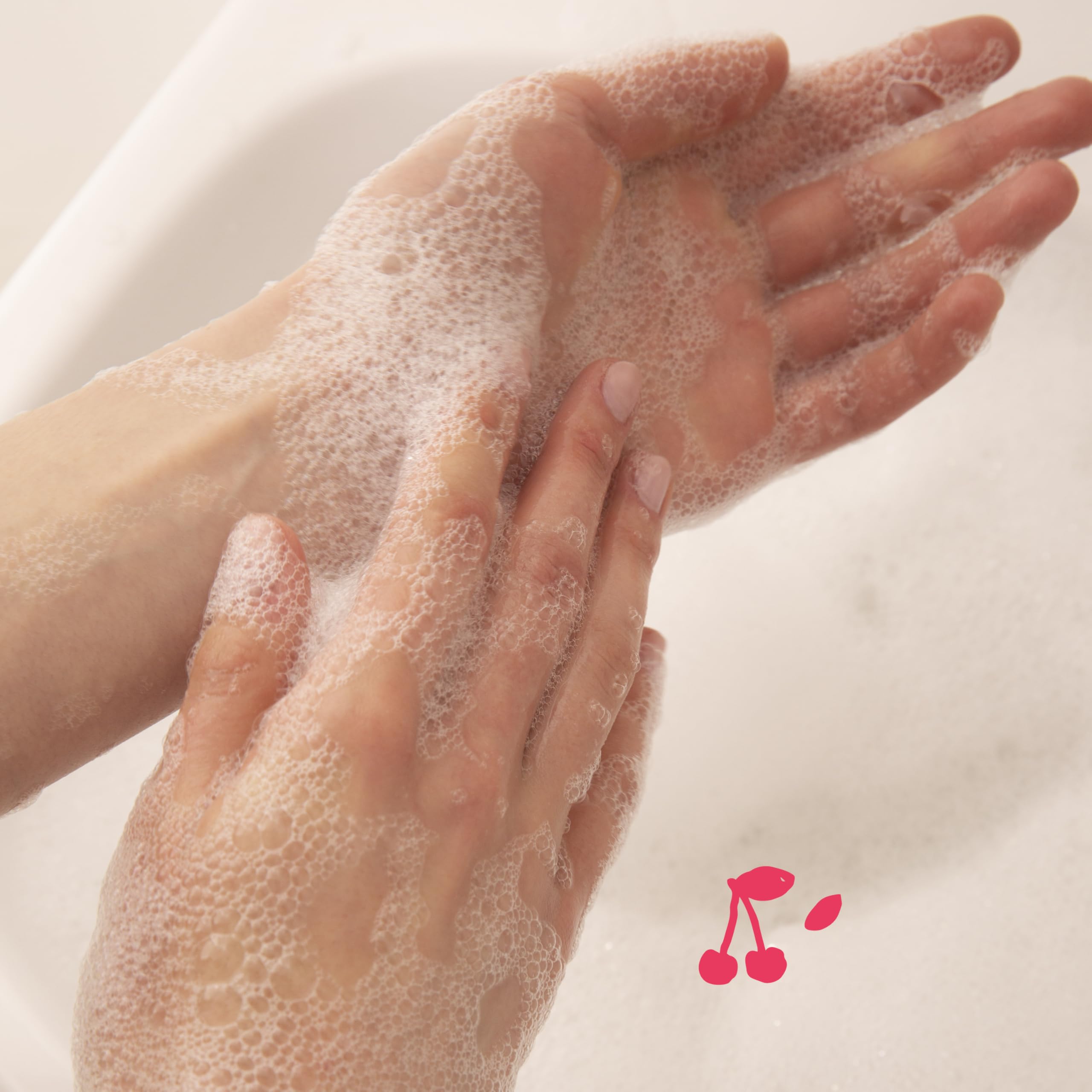 YOPE Moisturizing Hand Wash with Panthenol & Allantoin - Cherry & Almond Milk Scent 4