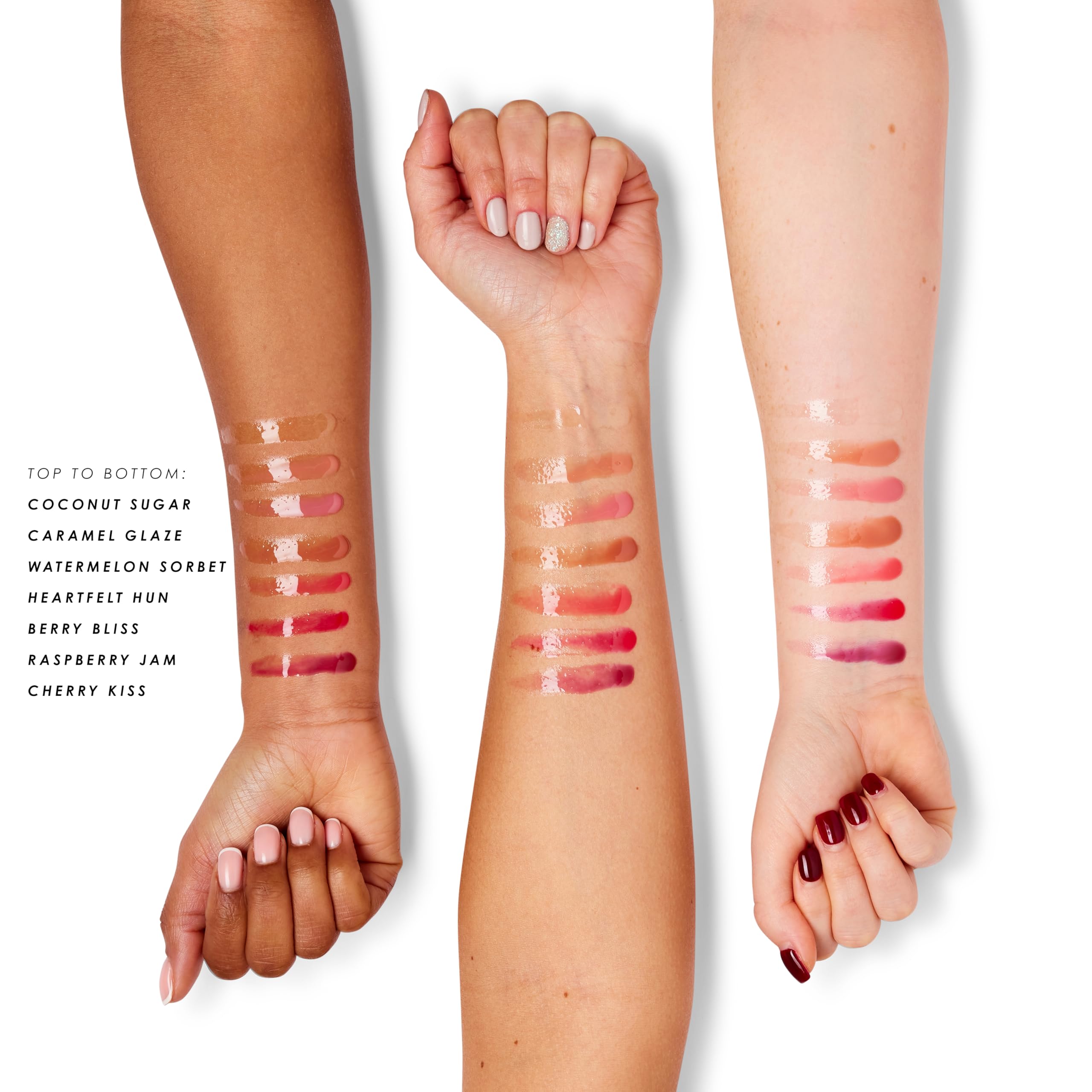 MUA Makeup Academy Hydra Juice Shimmer Peptide Lip Balm Birthday Gift Set (8 x 10 ml)