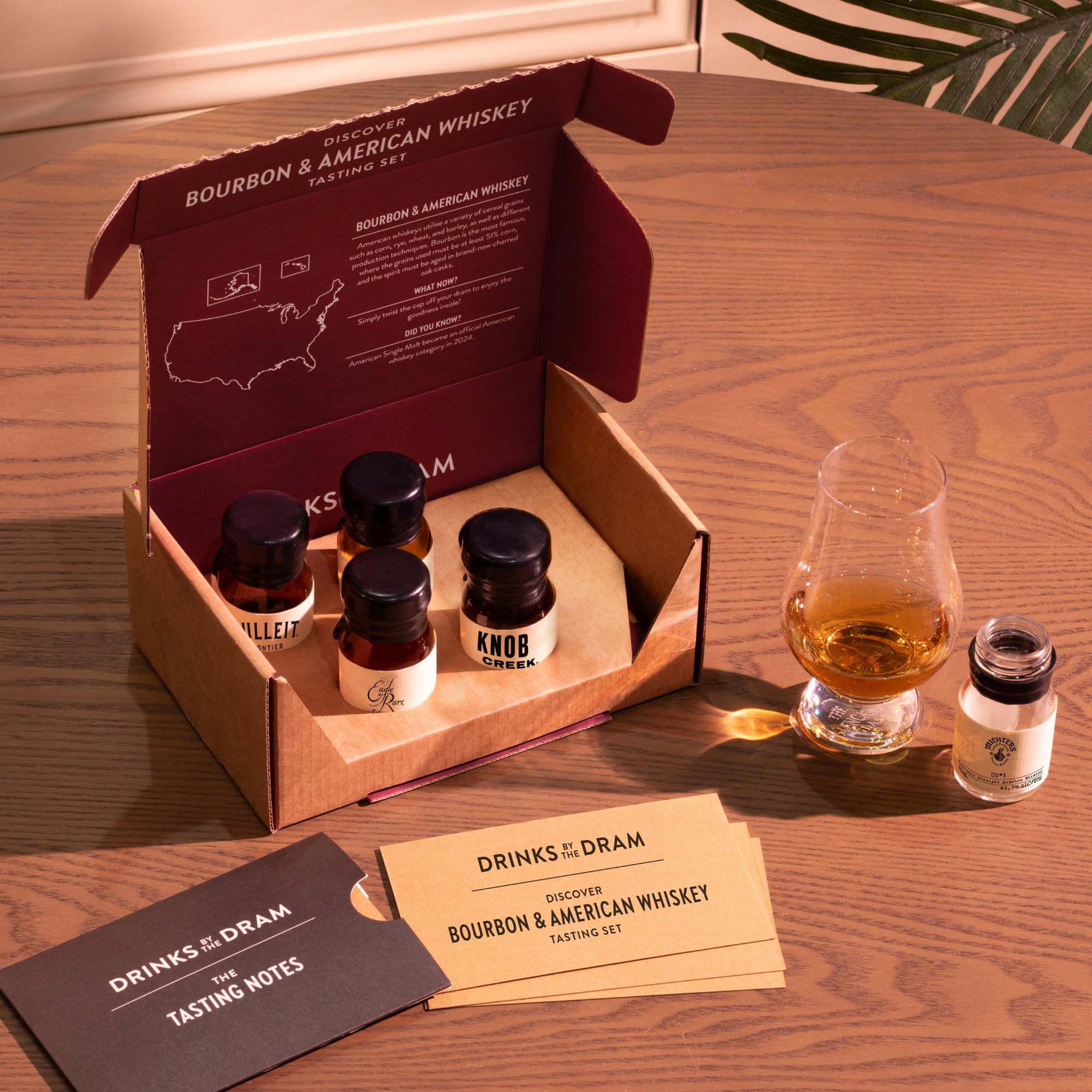 Visit the Drinks by the Dram Bourbon & American Whiskey Discovery Set