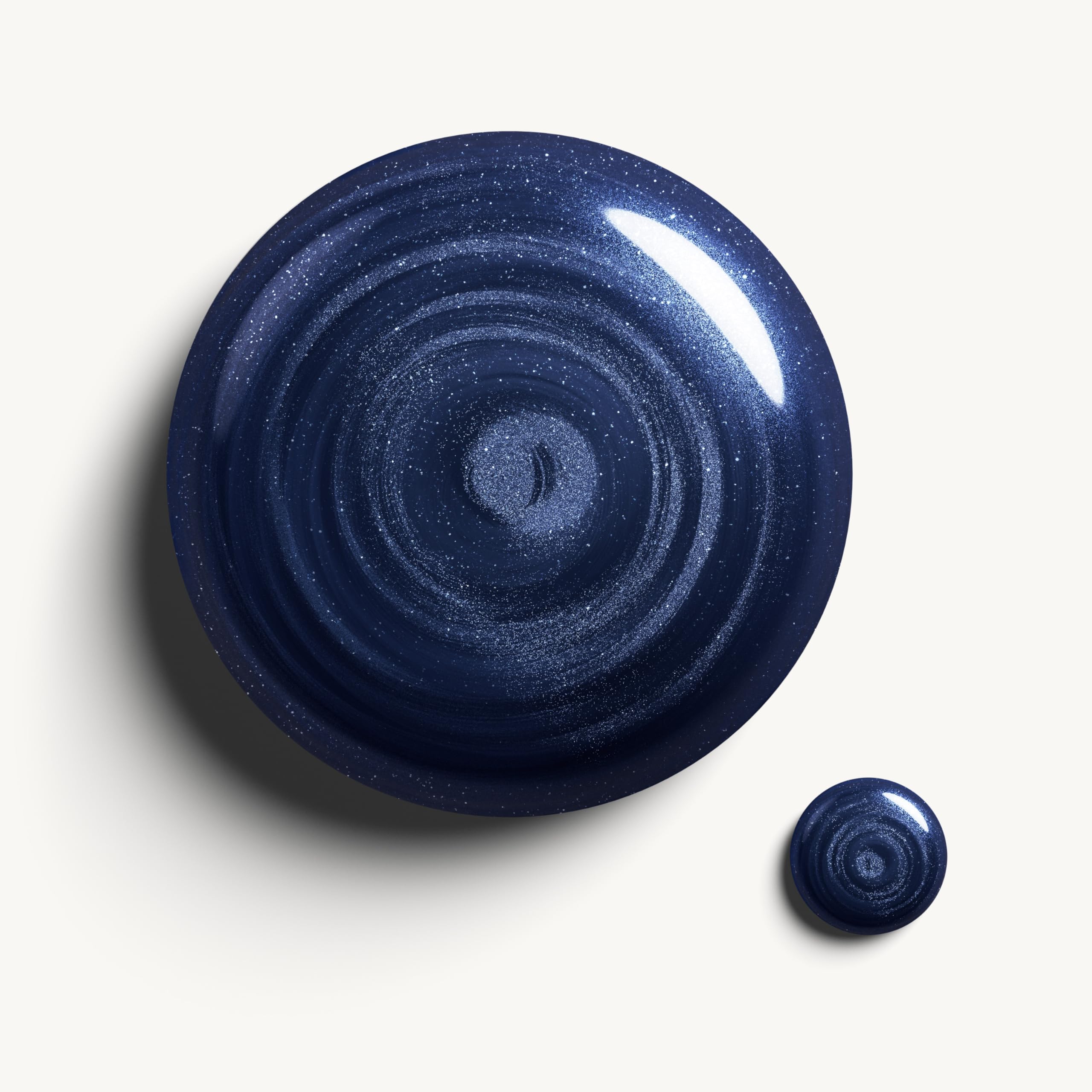 essie Gel Couture Nail Polish, Ice Ice Navy, Metallic Blue, Up to 15 Days Wear, No UV Light