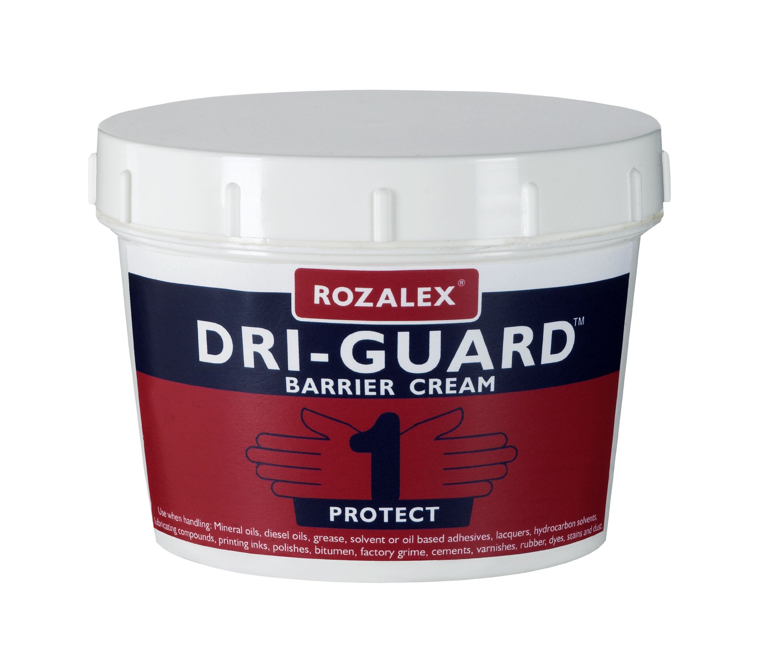 Rozalex Dri-Guard Original Protection Barrier Cream Tub 450 ml for Occupational Skin Care