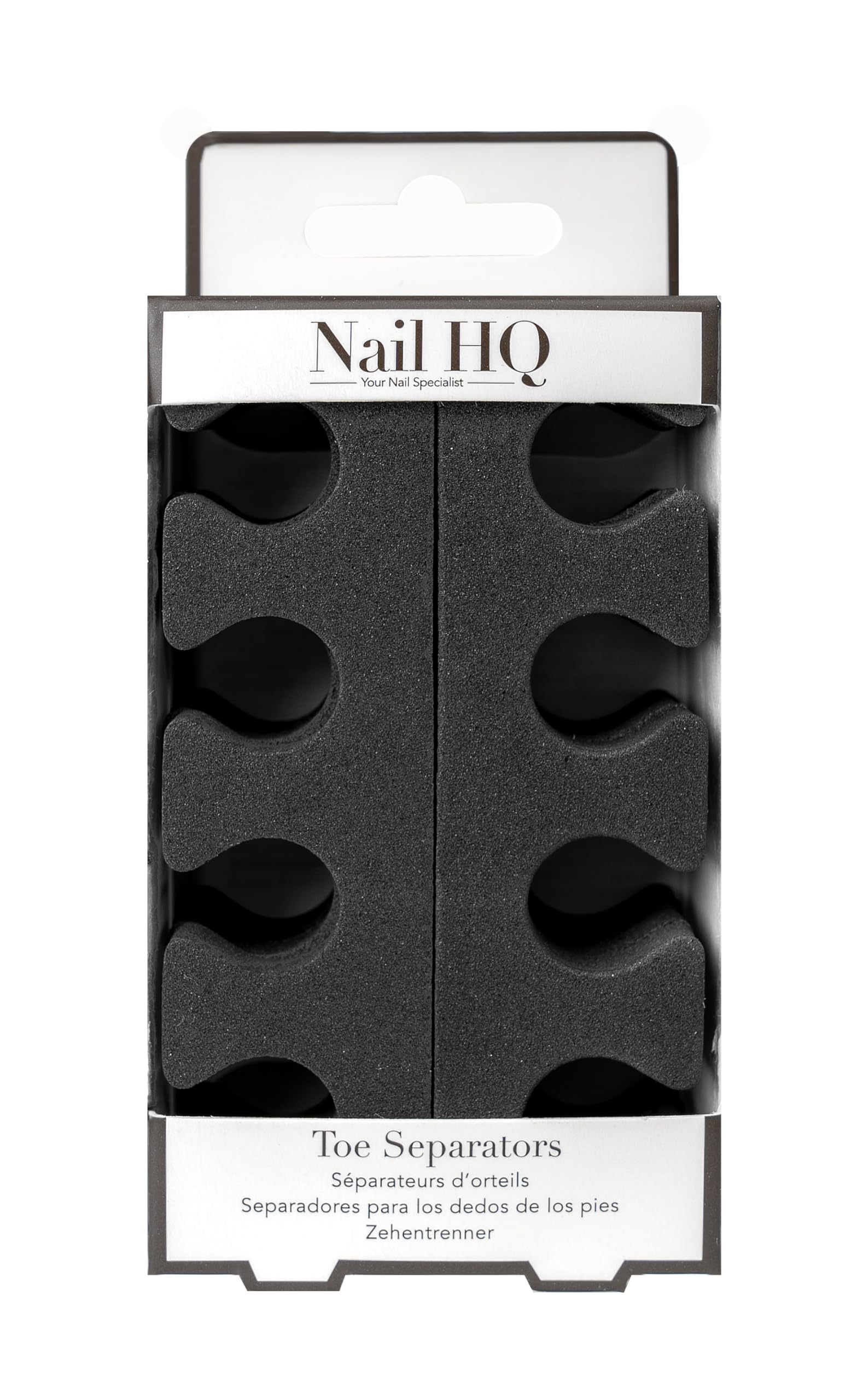 NAIL HQ Toe Separator Kit – 4 Pack Foam Separators for Smudge-Free Pedicures