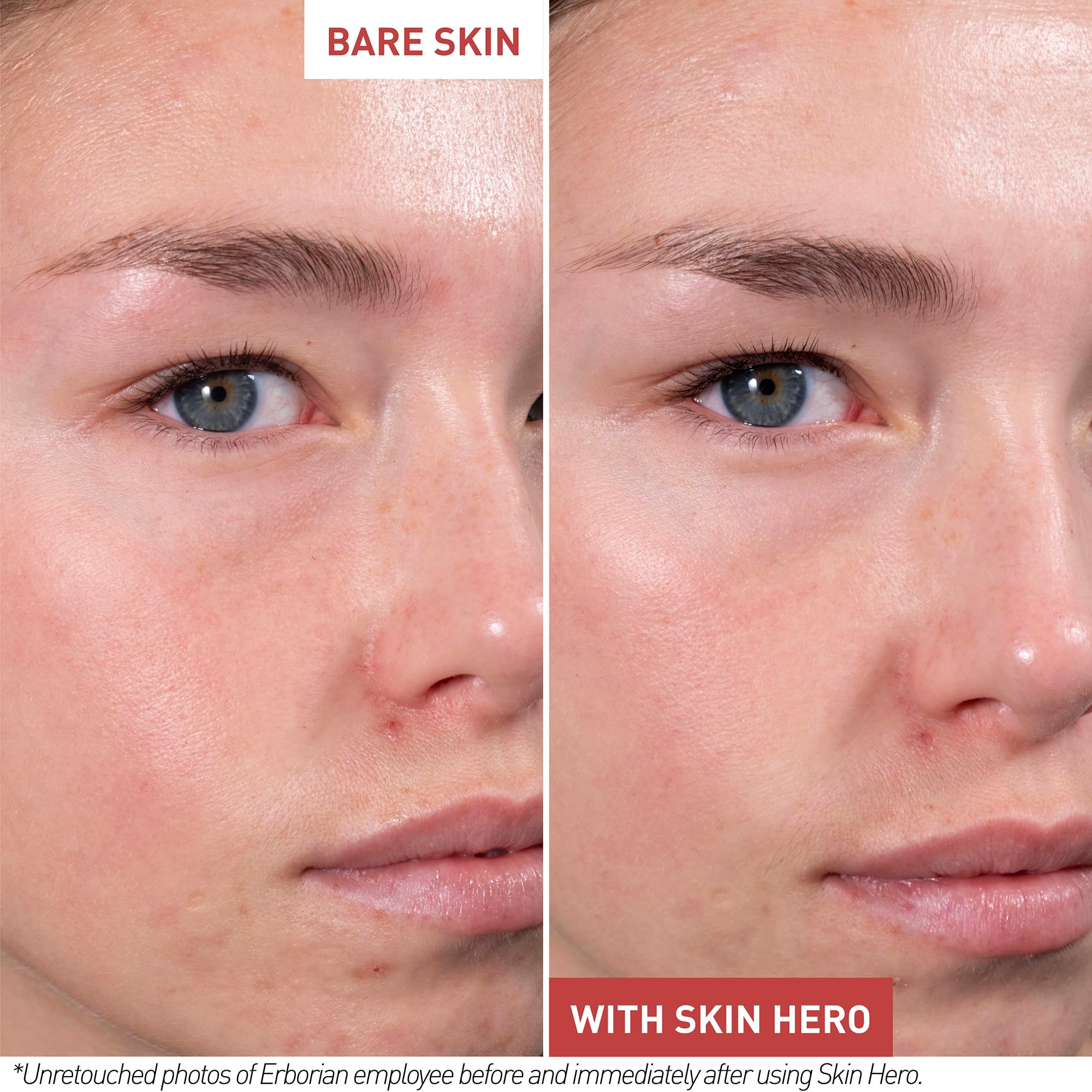 Erborian Skin Hero Face Care with White Ginseng - Untinted Bare Skin Perf 4