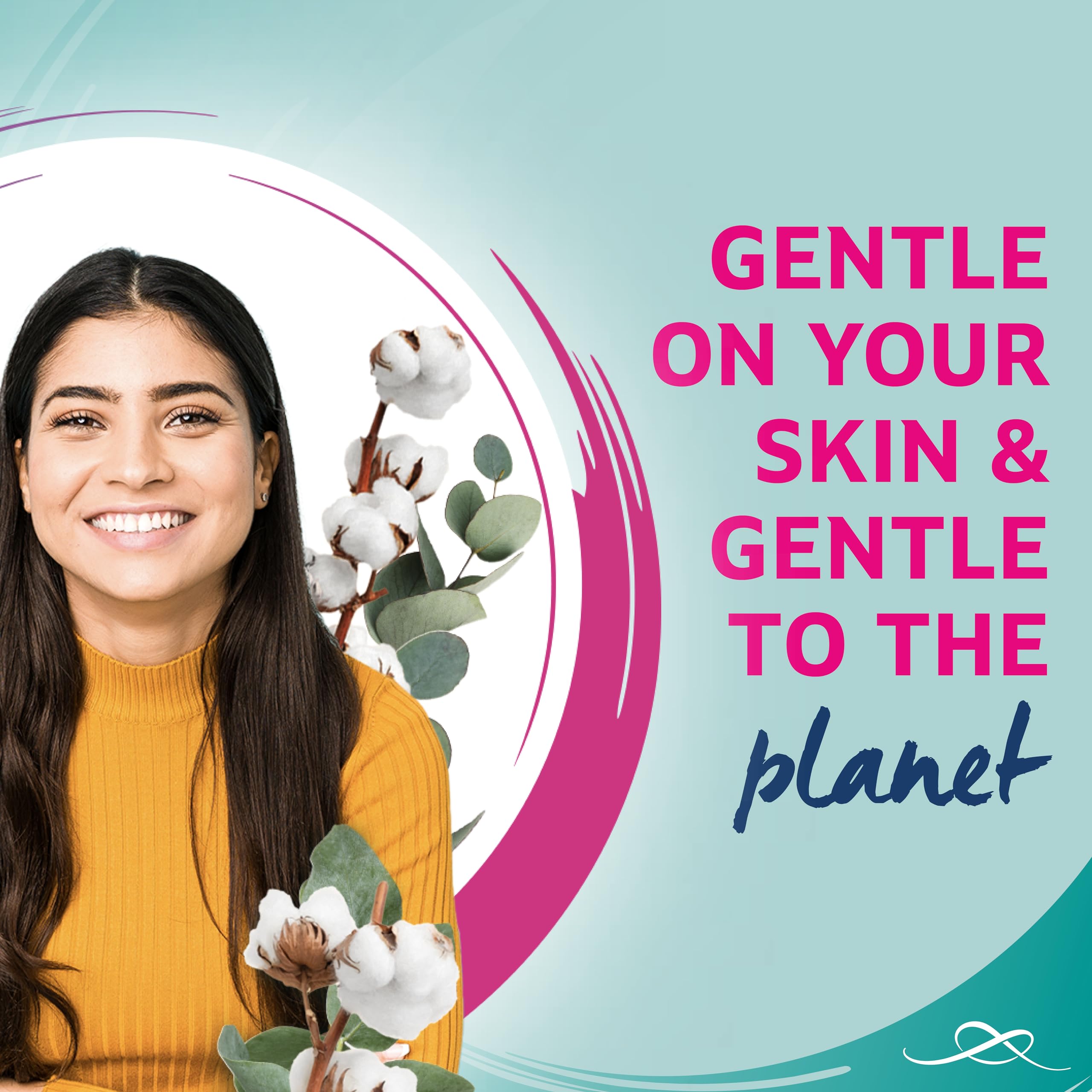 Lil-Lets Cotton Wool Buds with Certified Organic 100% Pure Cotton Tips, Plastic Free 7