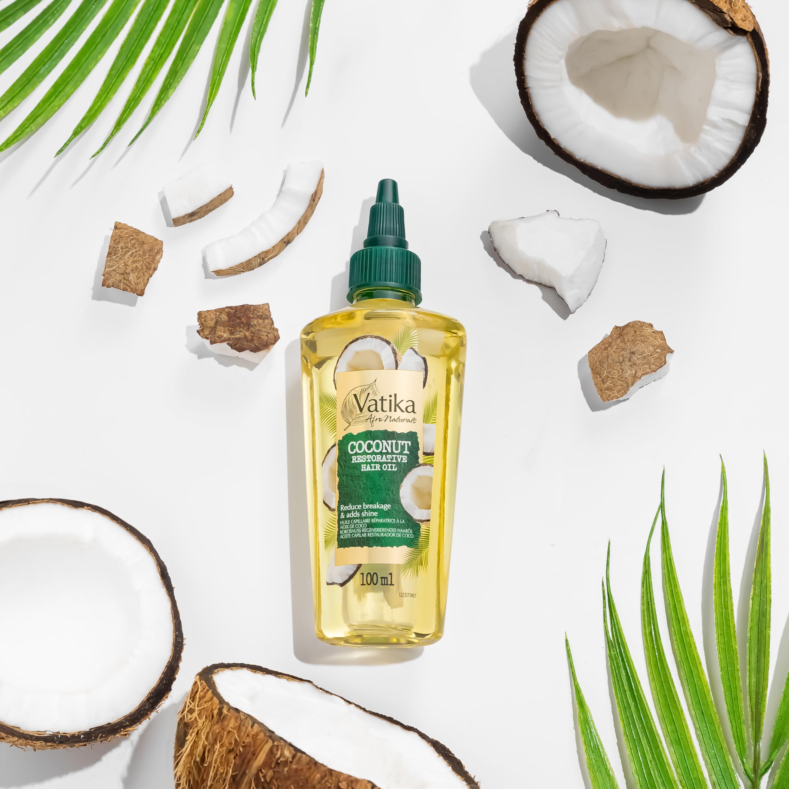 Vatika Afro Naturals Coconut Restorative Hair Oil - 100ml | Strength & Frizz Control