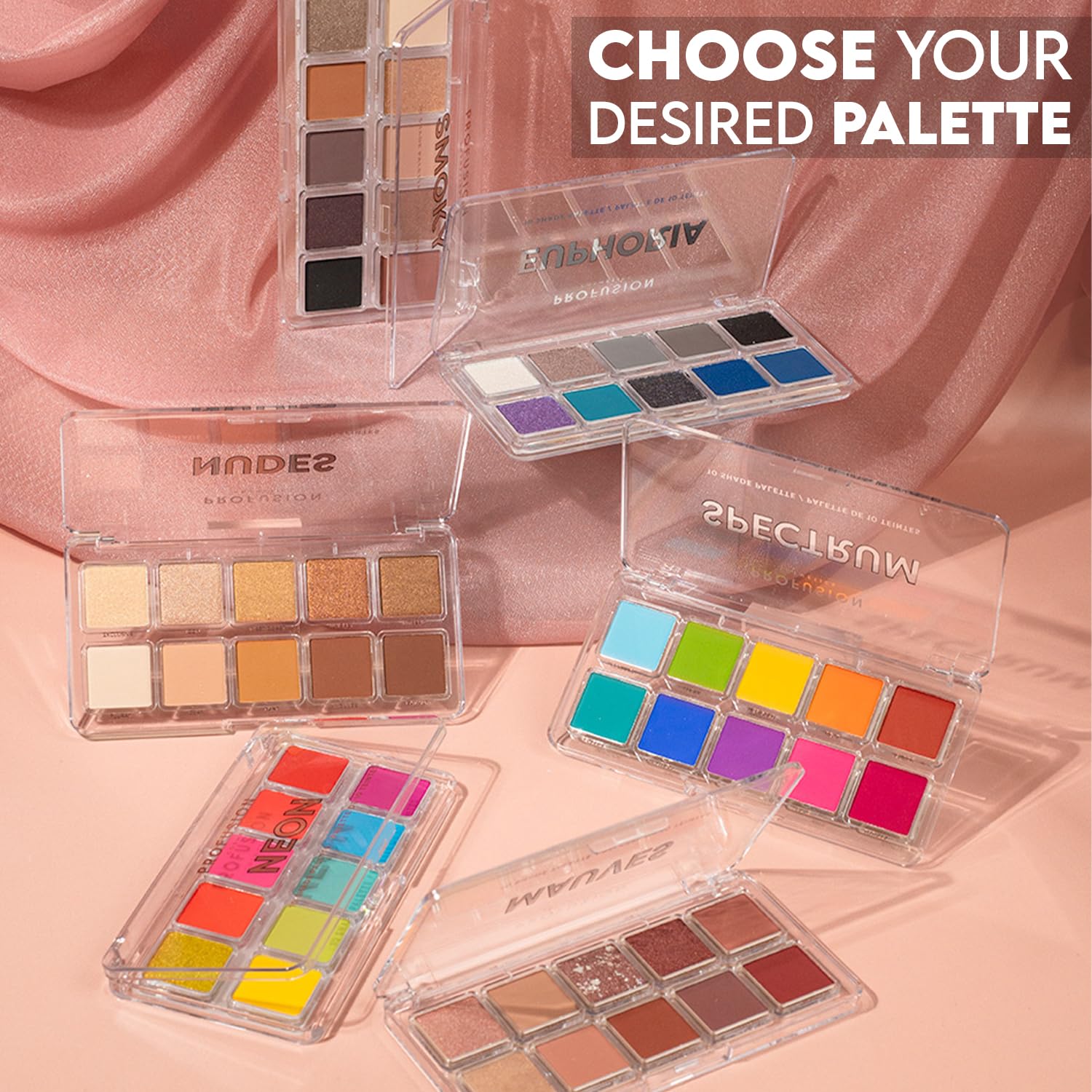 Profusion Cosmetics Spectrum 10 Shade Eyeshadow Palette - Richly Saturated Mattes 7