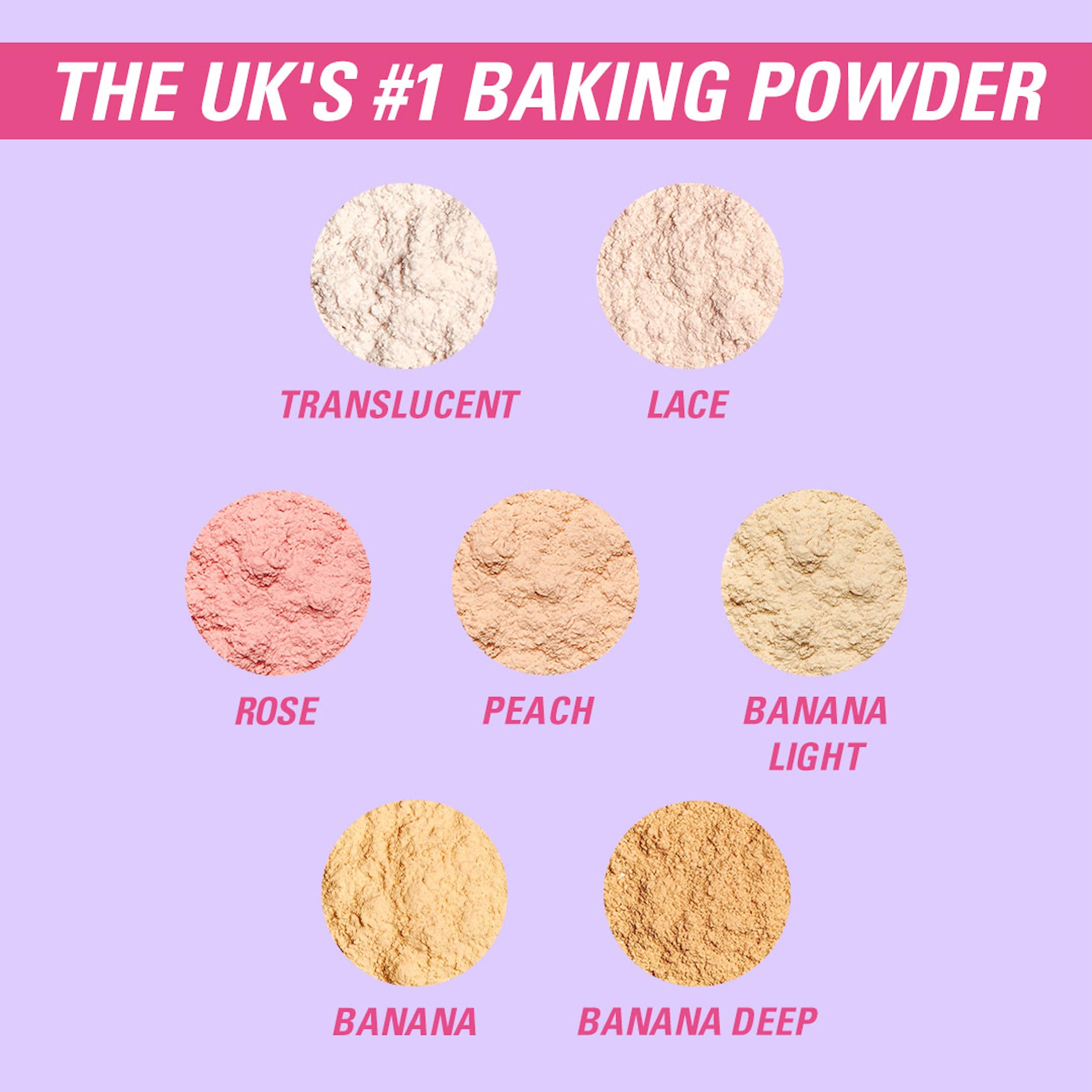 Revolution Loose Baking Powder 30g Rose - Vegan, Cruelty-Free Setting Powder for Luminous Finish 5