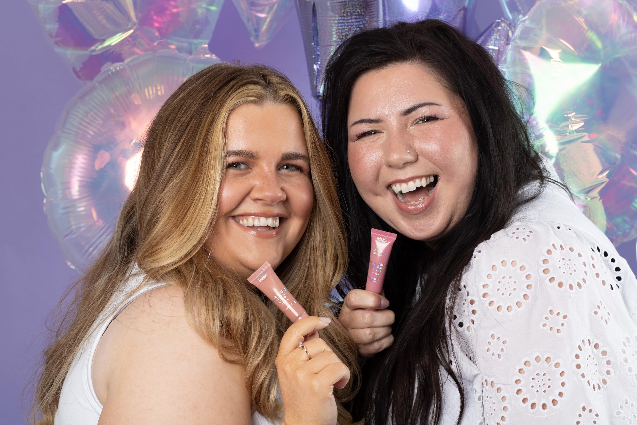 MUA Makeup Academy Hydra Juice Shimmer Peptide Lip Balm Birthday Gift Set (8 x 10 ml) 3