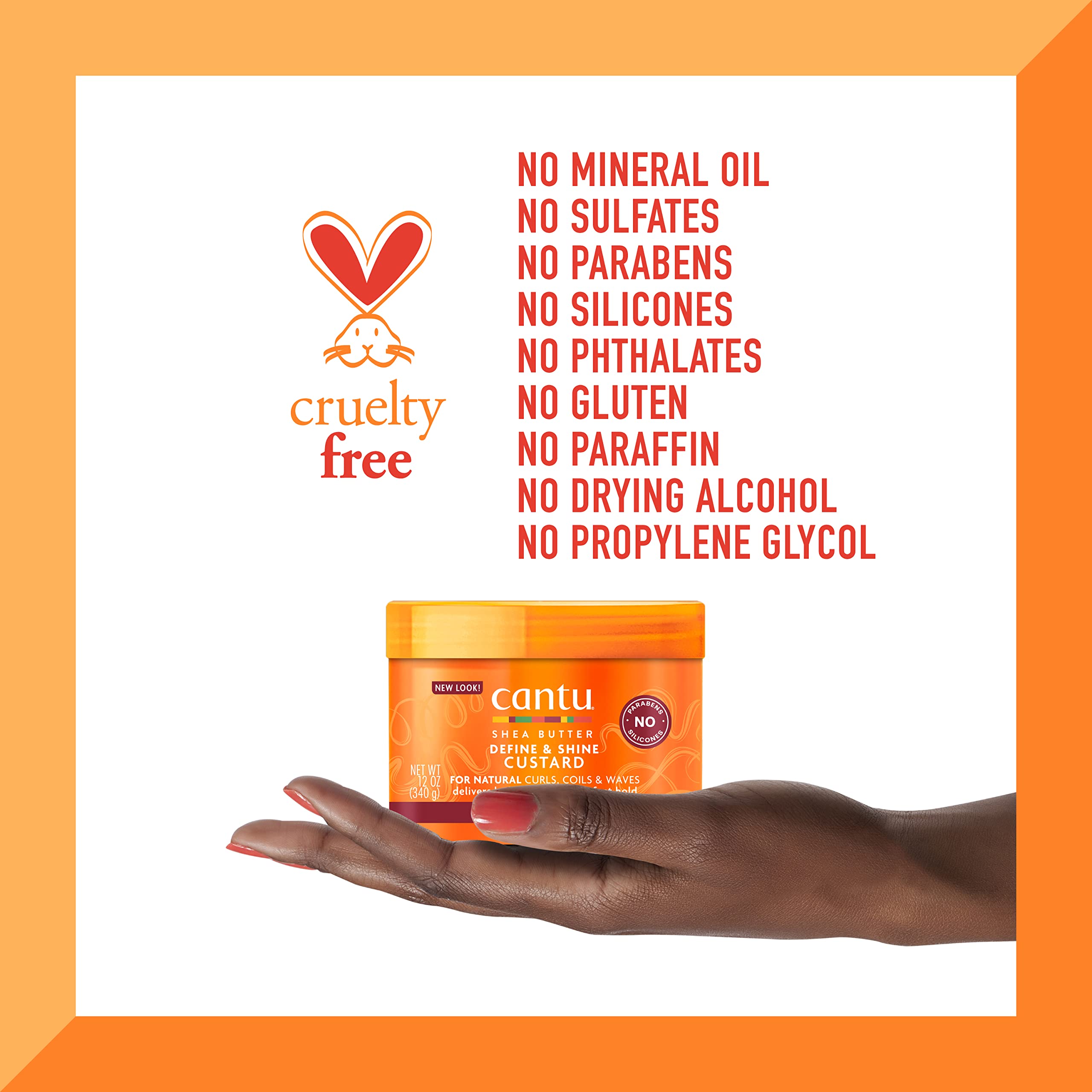 CANTU, Shea Butter für natürliches Haar, Glanzcreme, 340 g 9