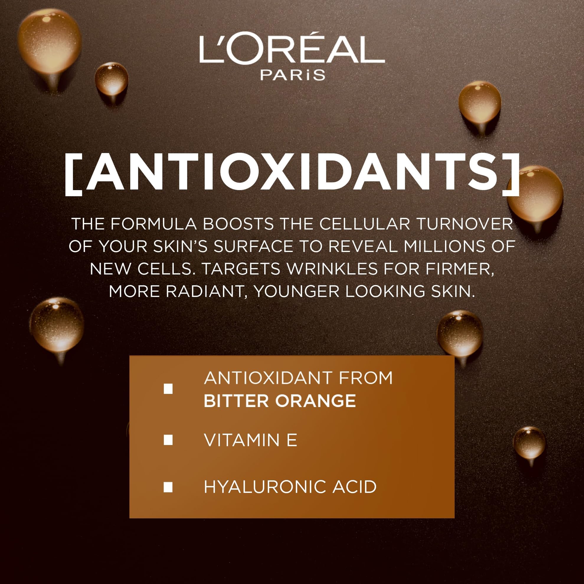 L'Oreal Paris Age Perfect Cell Renew Midnight Serum, Anti-Oxidant Recovery Complex, 30ml 5