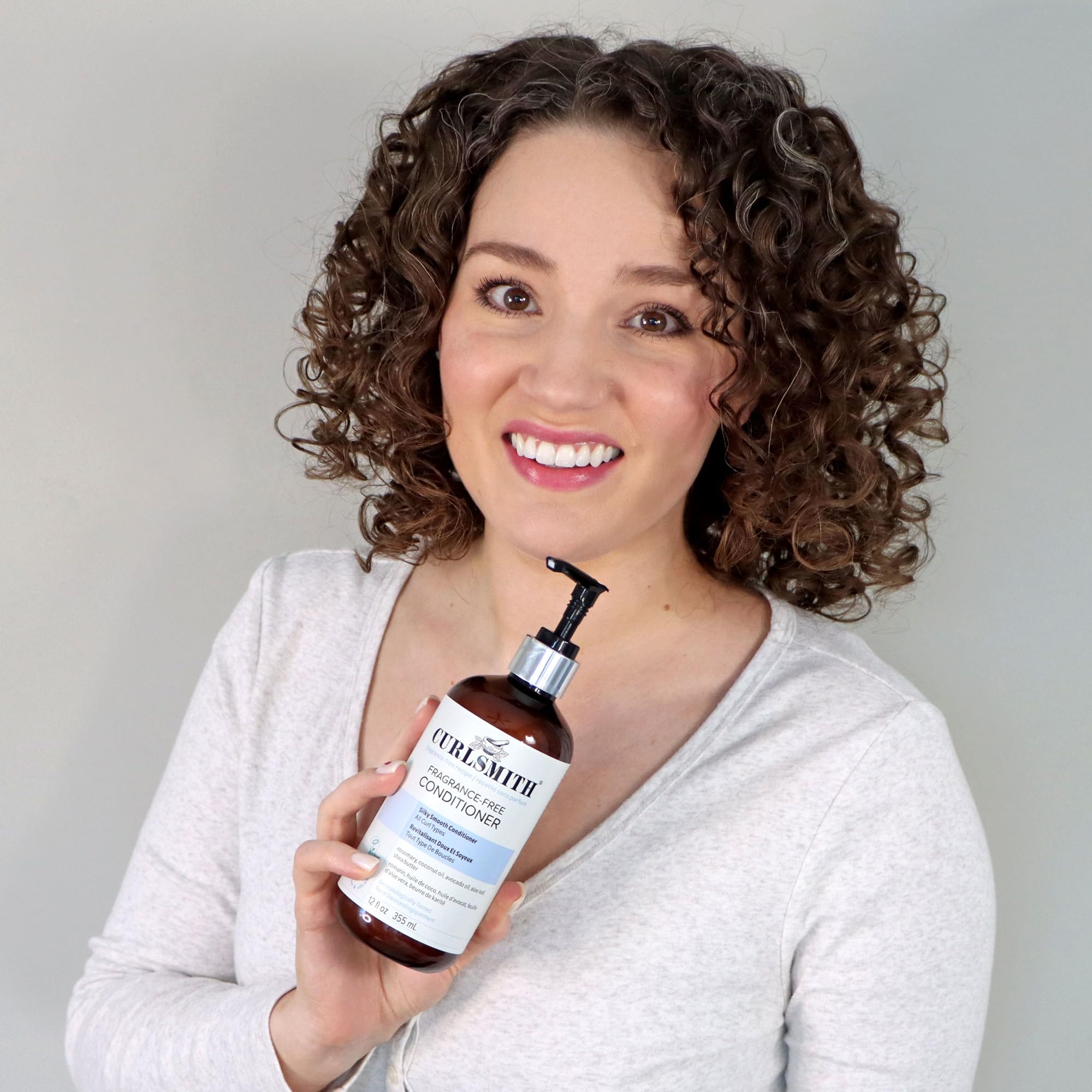 CURLSMITH Fragrance-Free Conditioner for Curly & Wavy Hair – Moisturising & Detangling 7