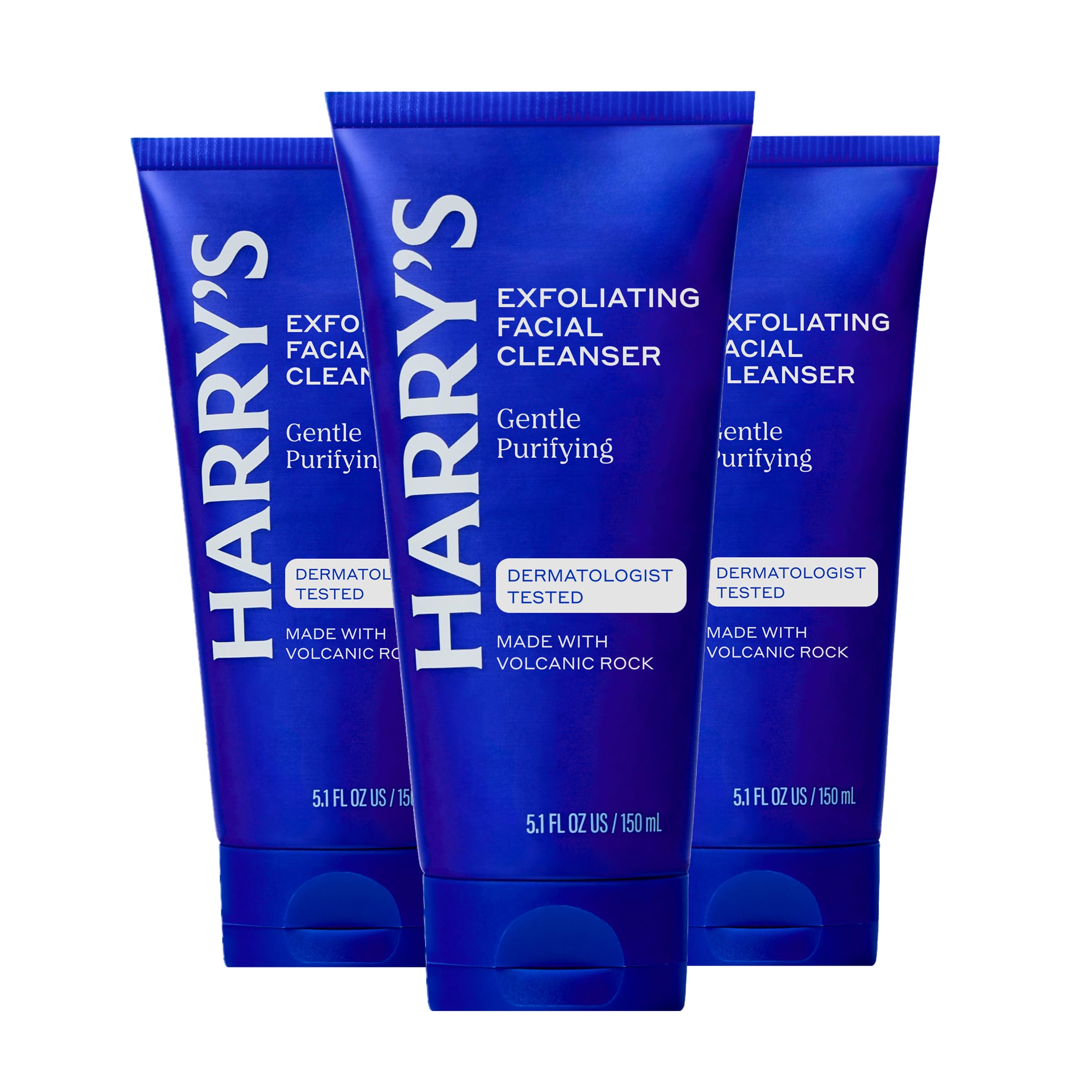 Harry's Exfoliating Face Wash for Men with Volcanic Rock and Essential Oils