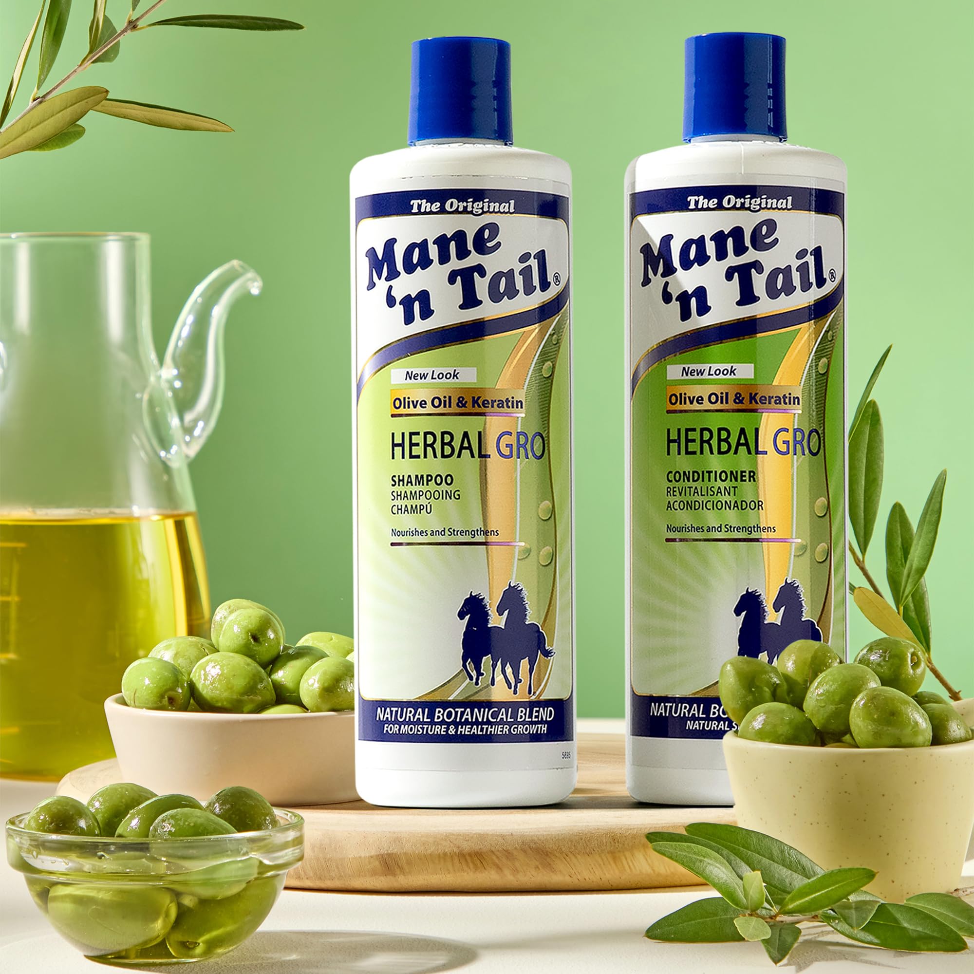Mane 'n Tail Herbal Gro Shampoo and Conditioner Twin Pack for Hair Growth and Strength 3