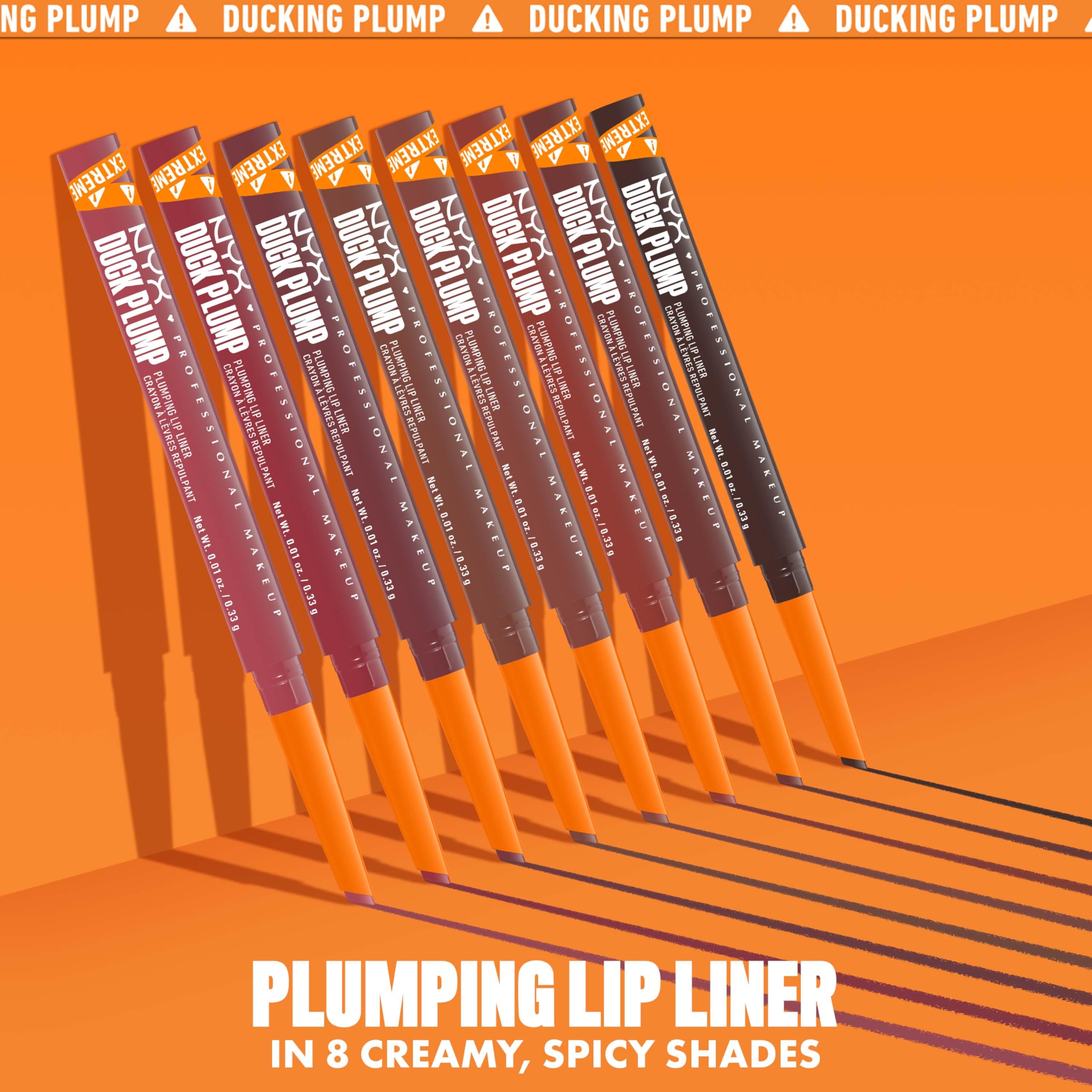 NYX Professional Makeup Duck Plump Plumping Lip Liner - Flirty Flip - Up To 10 HR Wear 8