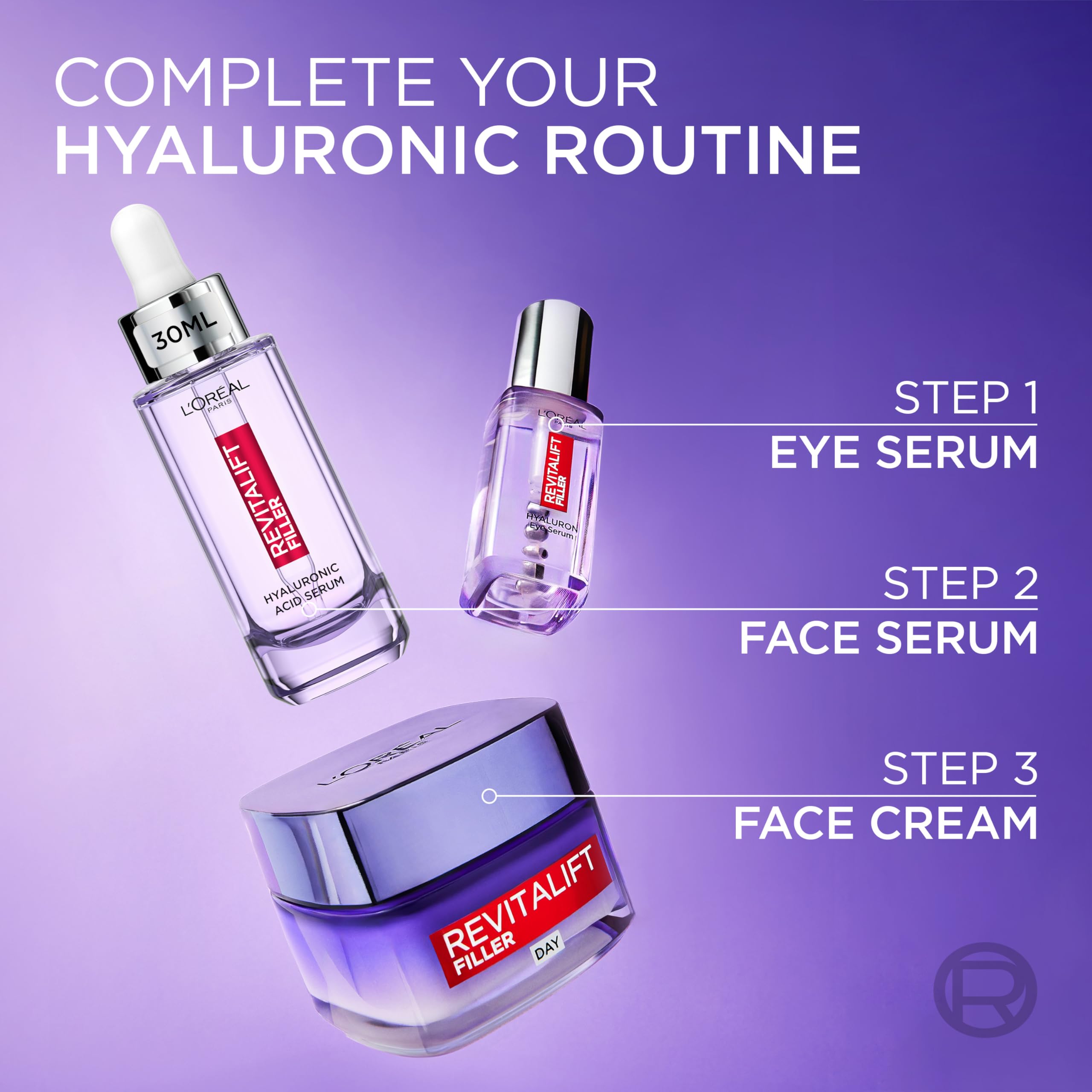 L'Oréal Paris Revitalift Filler Serum with 1.5% Pure Concentrated Hyaluronic Acid 9