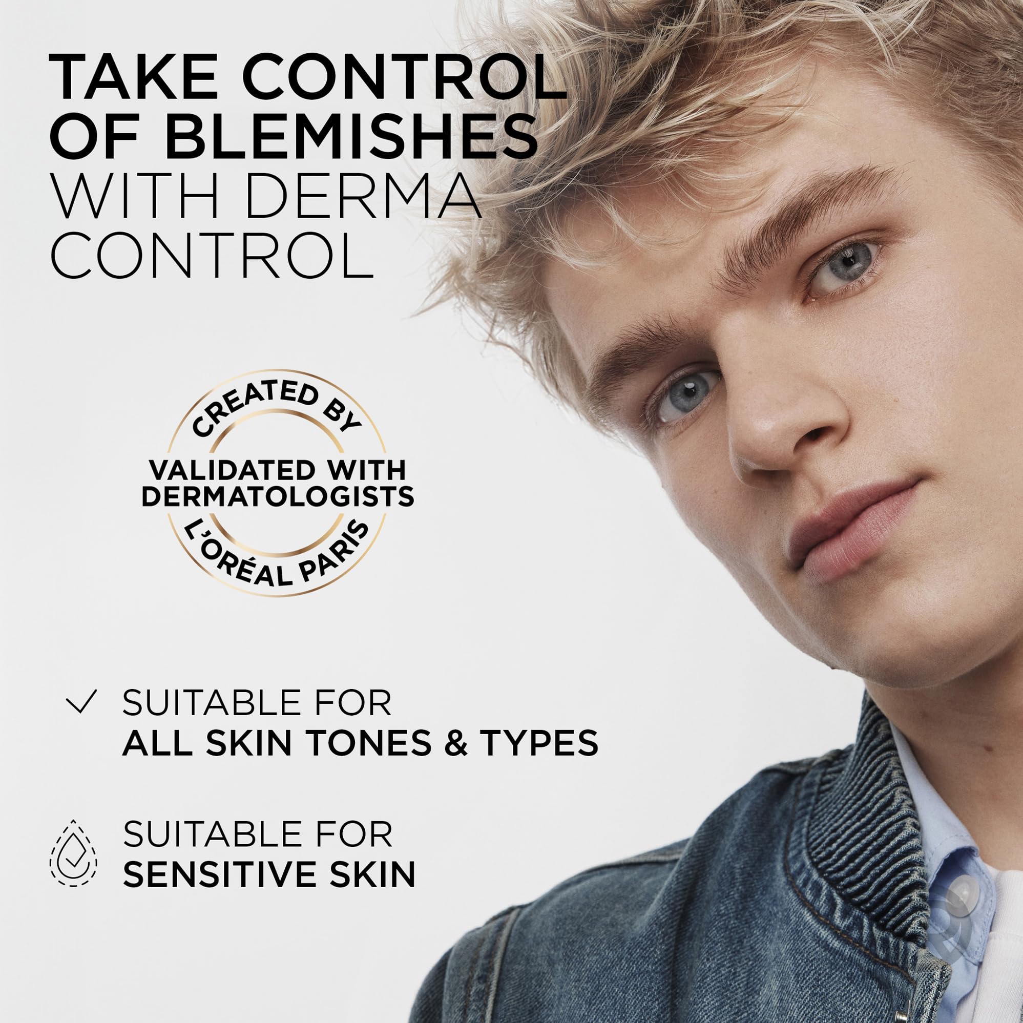 L'Oréal Men Expert Derma Control Anti-Pickel-Serum, für glatte und hydratisierte Haut 7