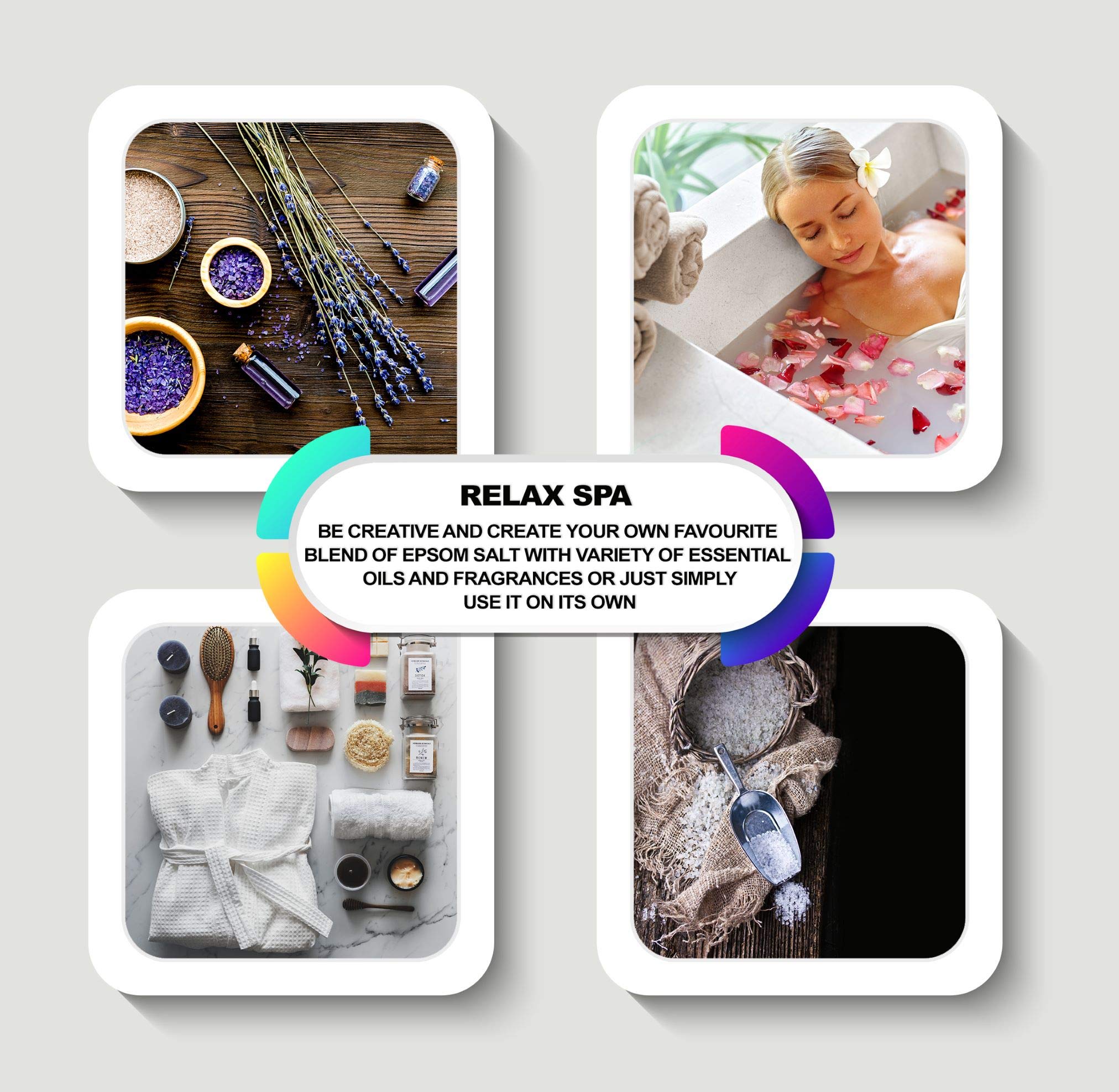 The Intelligent Health 10KG Pure Epsom Bath Salts - Magnesium Sulphate for Recovery 5