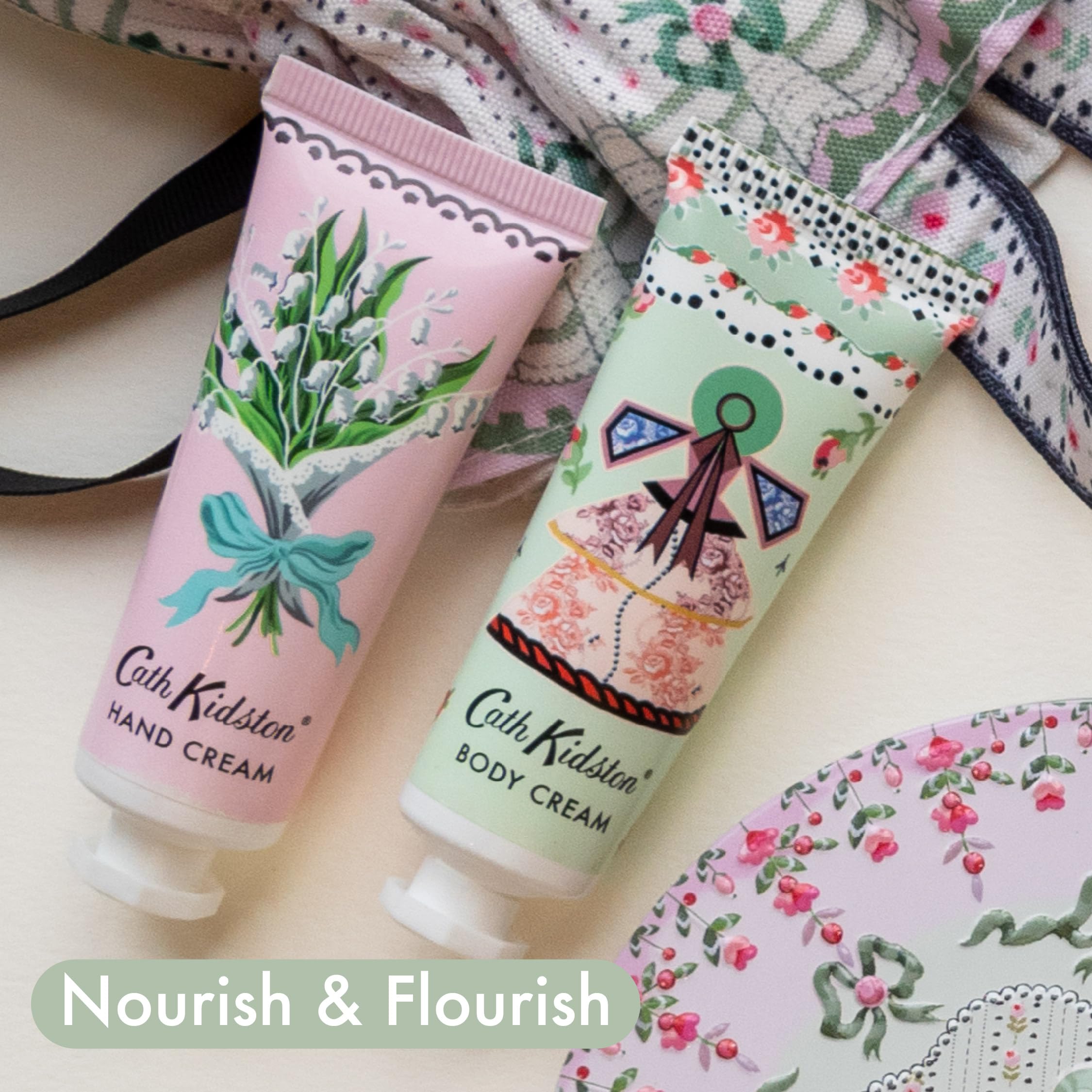 Cath Kidston Hand Cream and Body Cream Mini Gift Set with Shea Butter 3