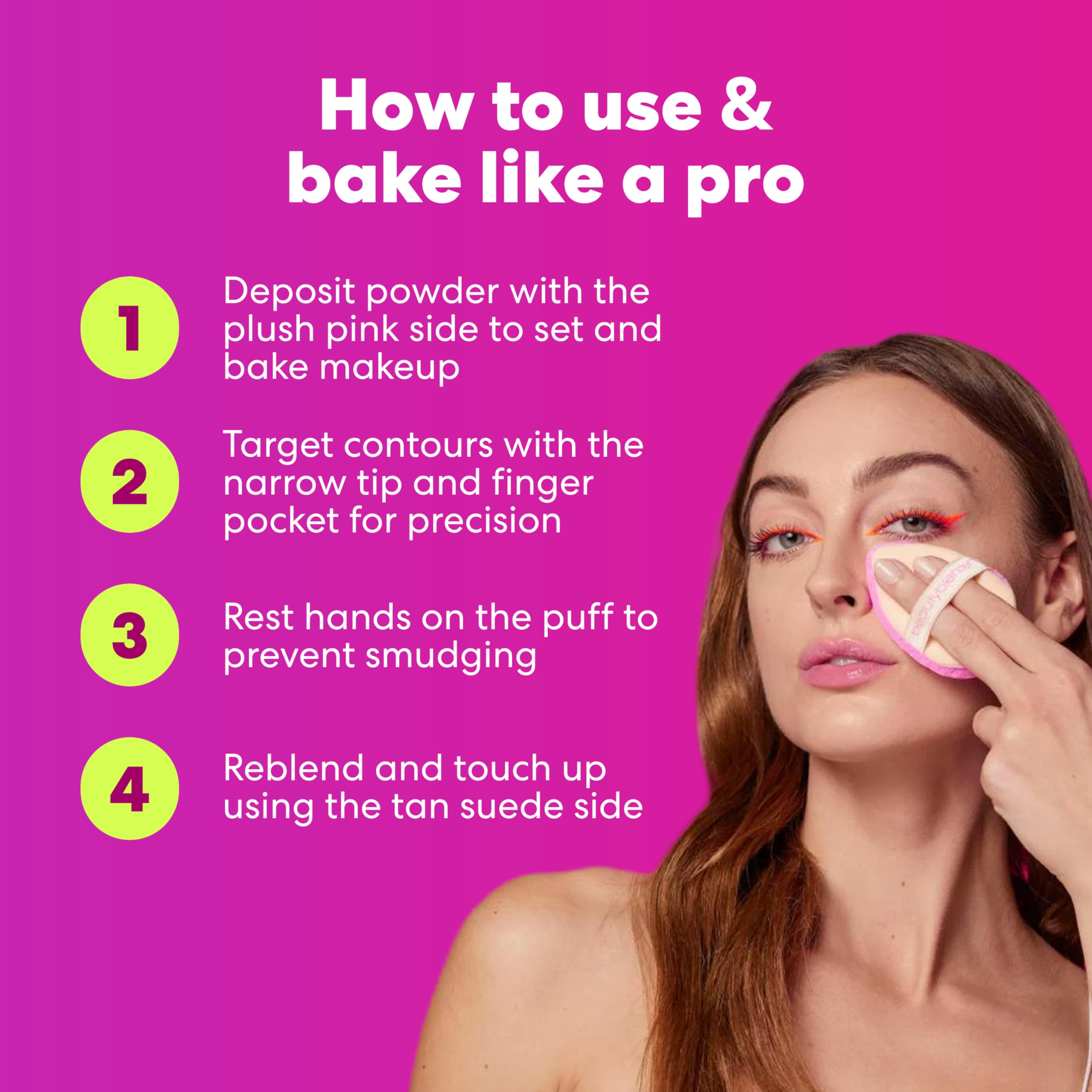 BeautyBlender Power Pocket Puff for Loose & Powder Foundation Application 4