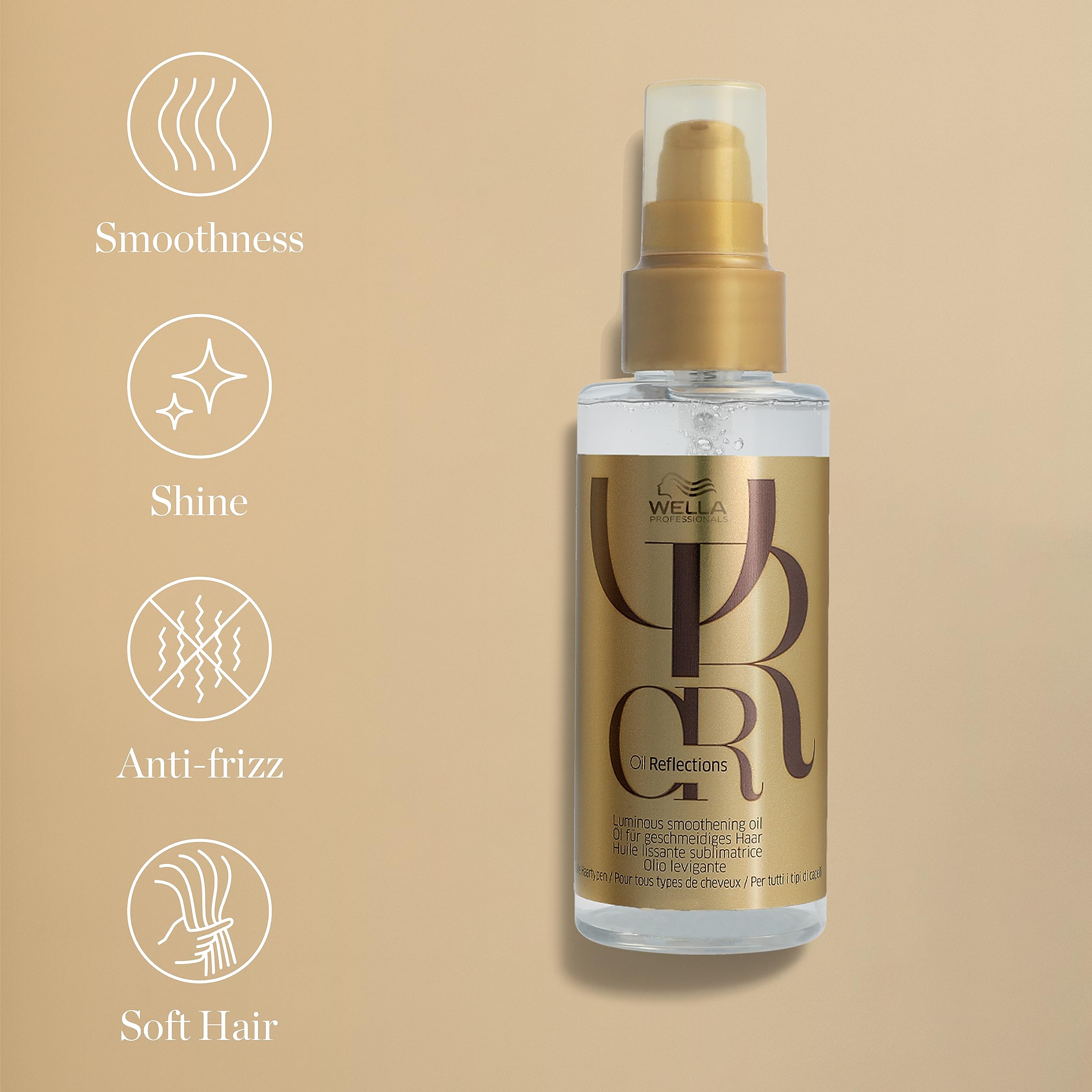 Wella Professionals Oil Reflections Luminous Smoothening Hair Oil - Radiant Finish 4