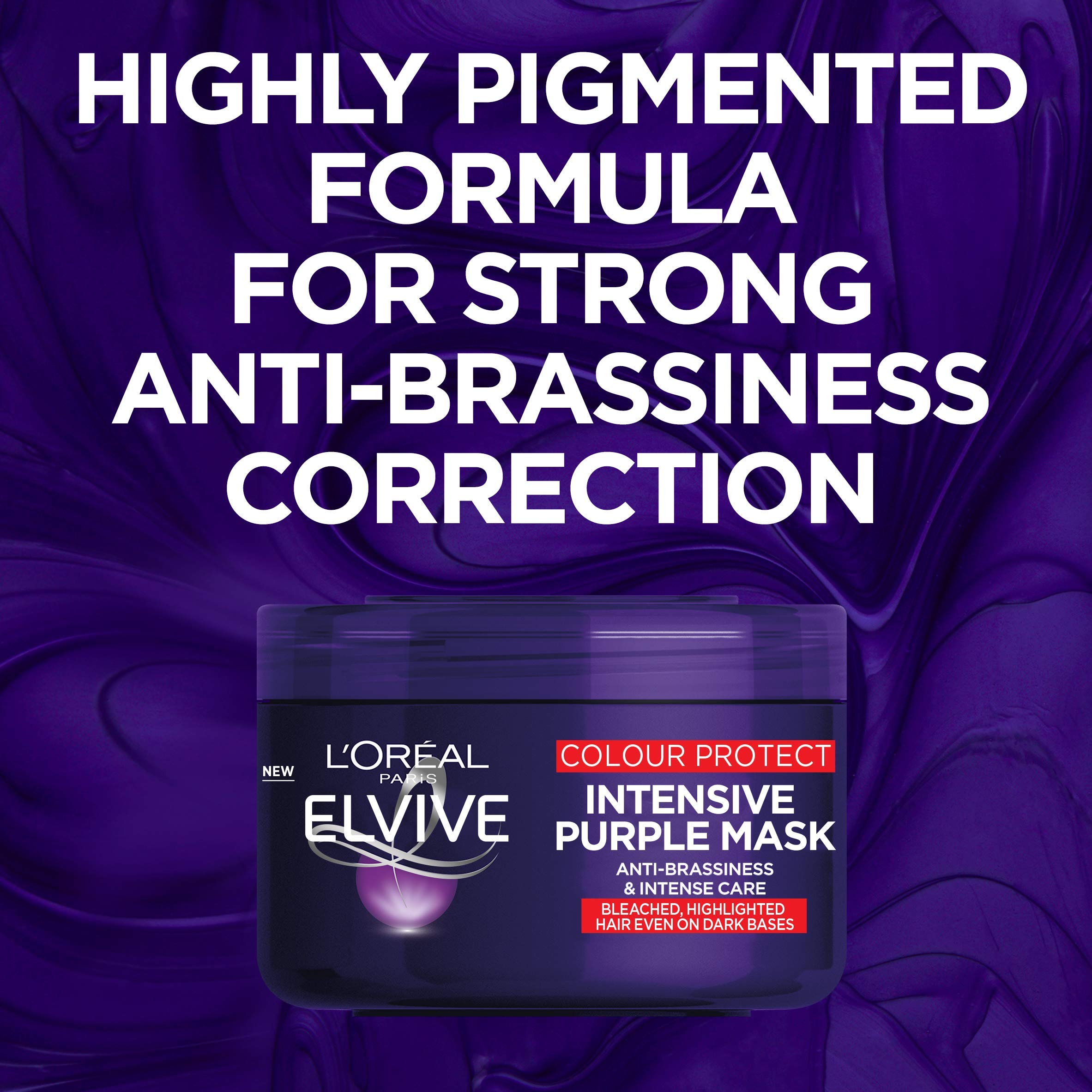 L'Oreal Paris Elvive Colour Protect Anti-Brassiness Purple Mask 250 ml 3