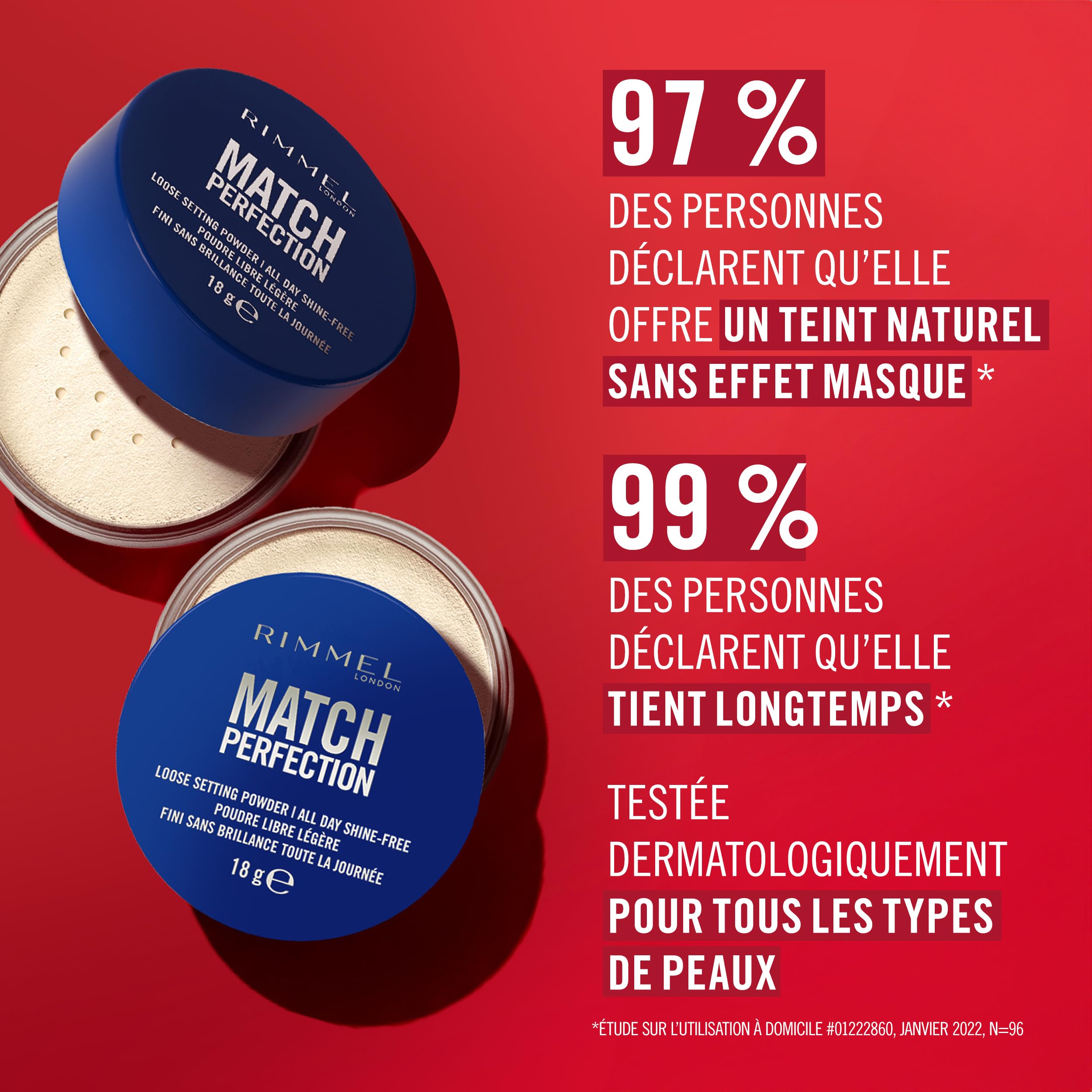 Rimmel Match Perfection Loose Setting Powder, 002 Translucent Honey, Lightweight Finish 8