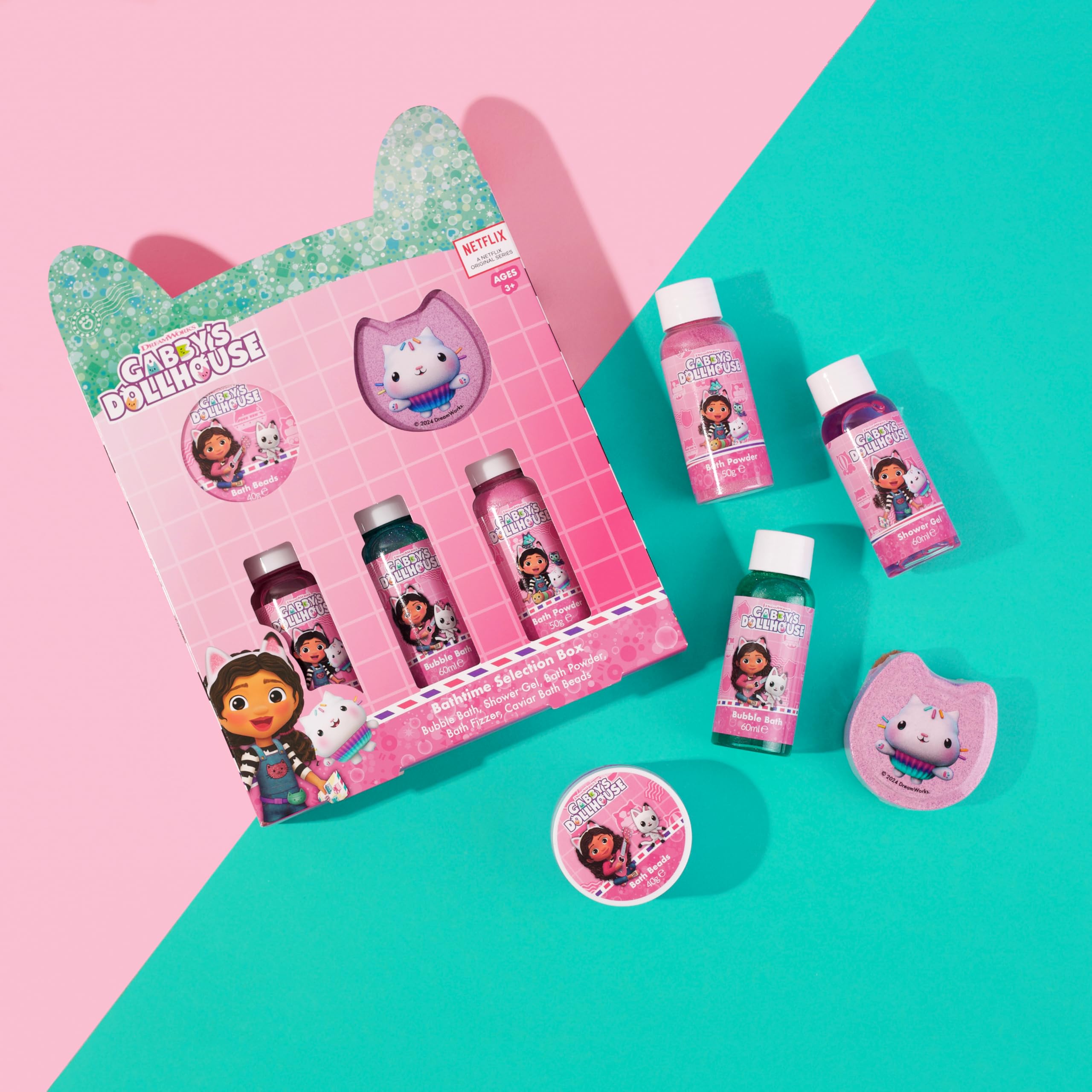 DREAMWORKS GABBY'S DOLLHOUSE Children's Bath Selection Box Gift Set 5