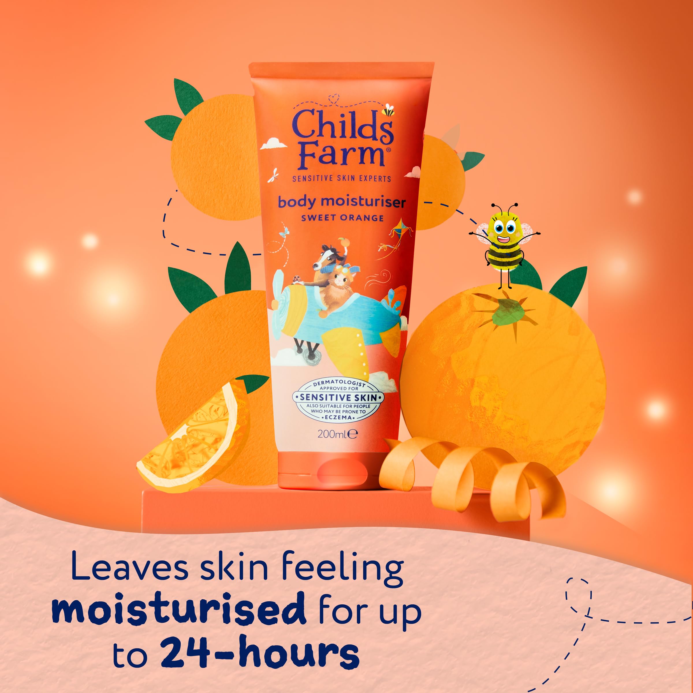 Childs Farm Kinder-Feuchtigkeitscreme, Süßorange | Beruhigend, feuchtigkeitsspendend &amp; Hydratisierend 5