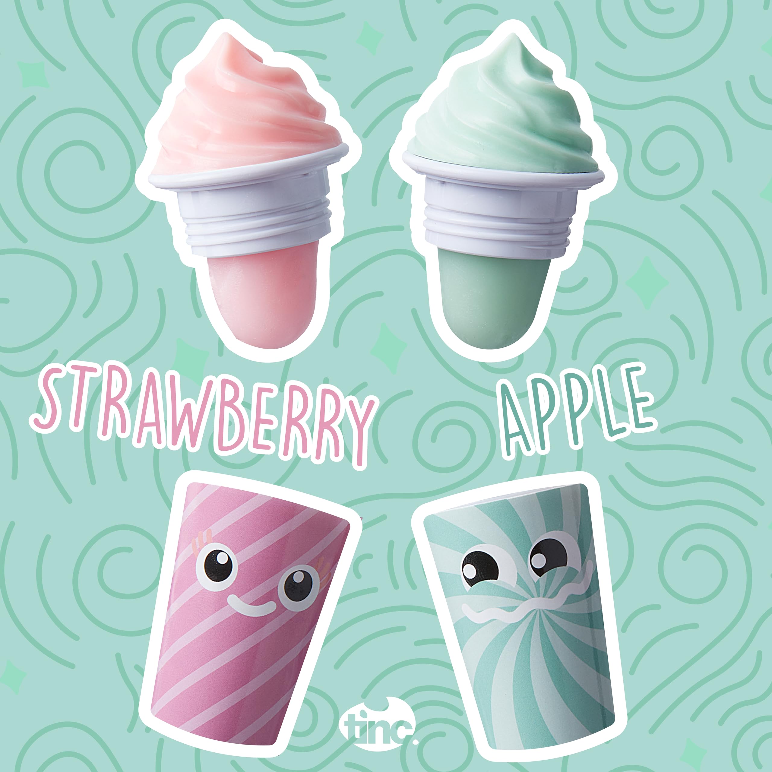 Tinc Milkshake Lip Balms for Kids - Strawberry & Apple Flavoured, Keeps Lips Moist 6