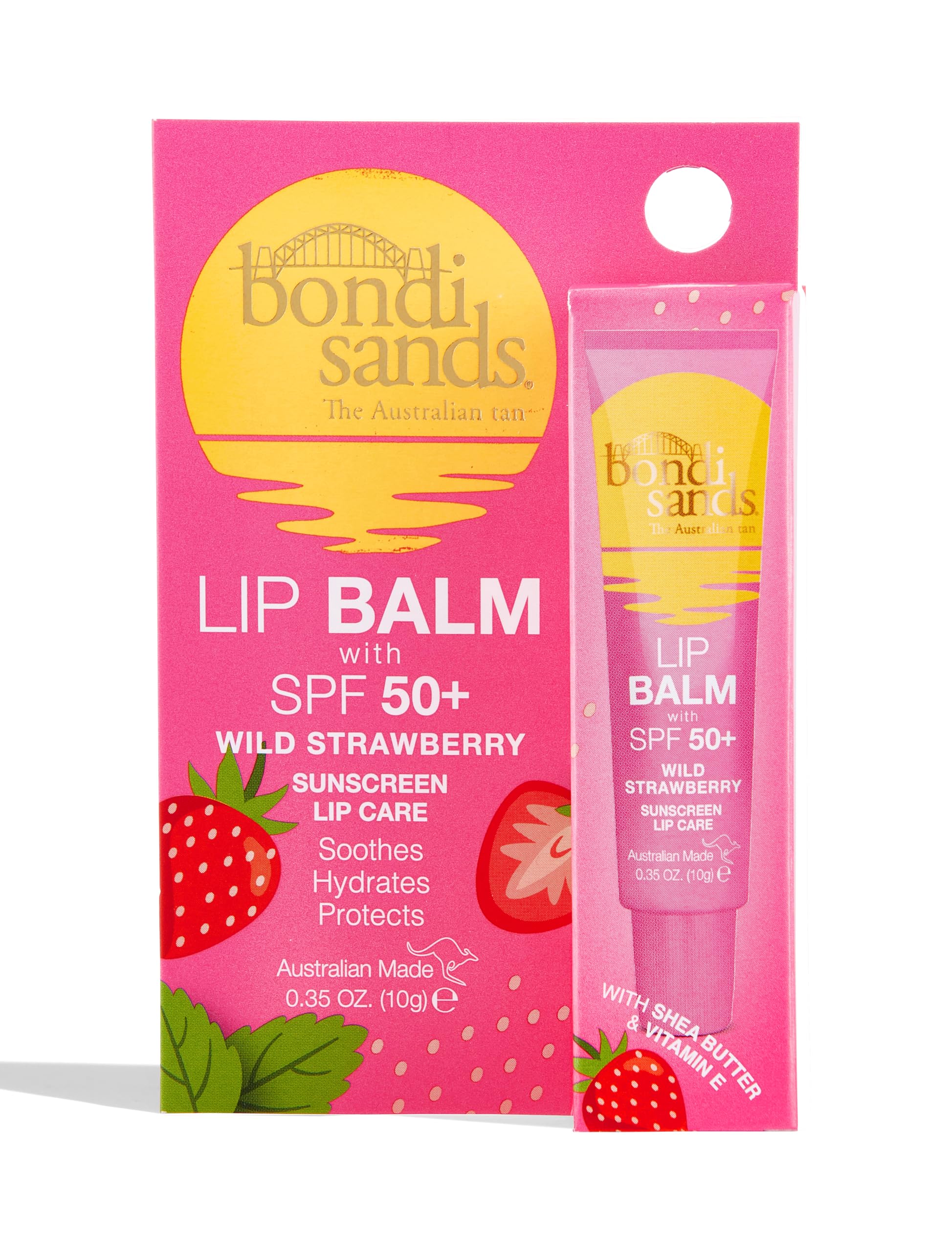 Bondi Sands - Lippenbalsam LSF 50+ Wilde Erdbeere - feuchtigkeitsspendender Lippenbalsam mit