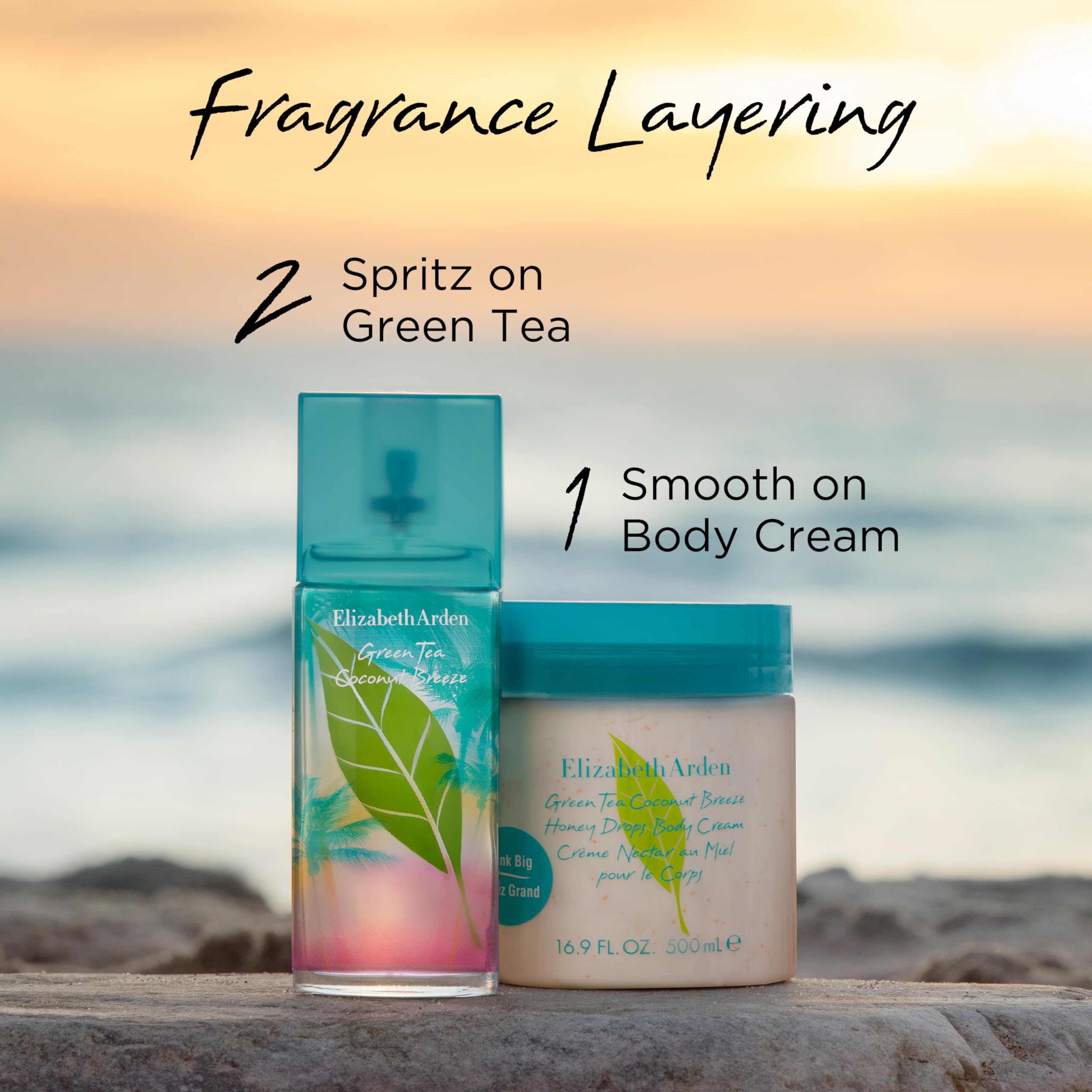 Elizabeth Arden Green Tea Coconut Breeze Honey Drops Body Cream 500ml 5