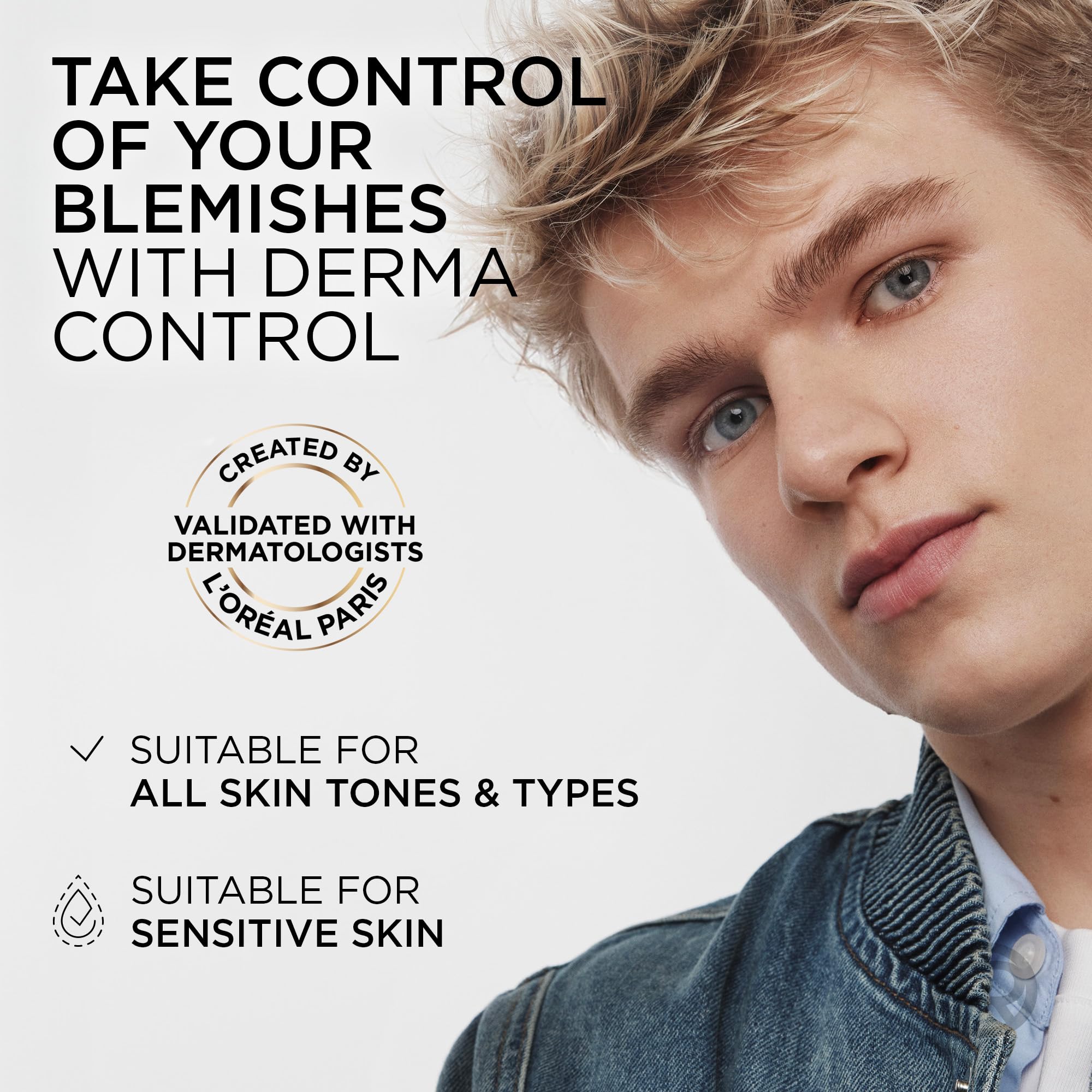 L'Oréal Men Expert Derma Control Anti-Pickel-Serum, für glatte und hydratisierte Haut 8
