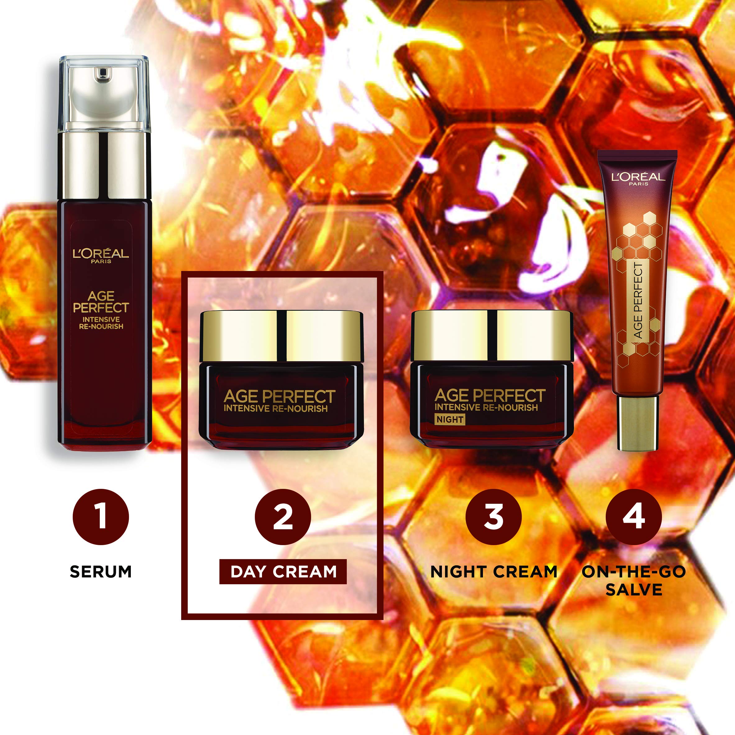 L'Oréal Paris Age Perfect Intensive Renourish Manuka Honig Tagescreme für Männer 5