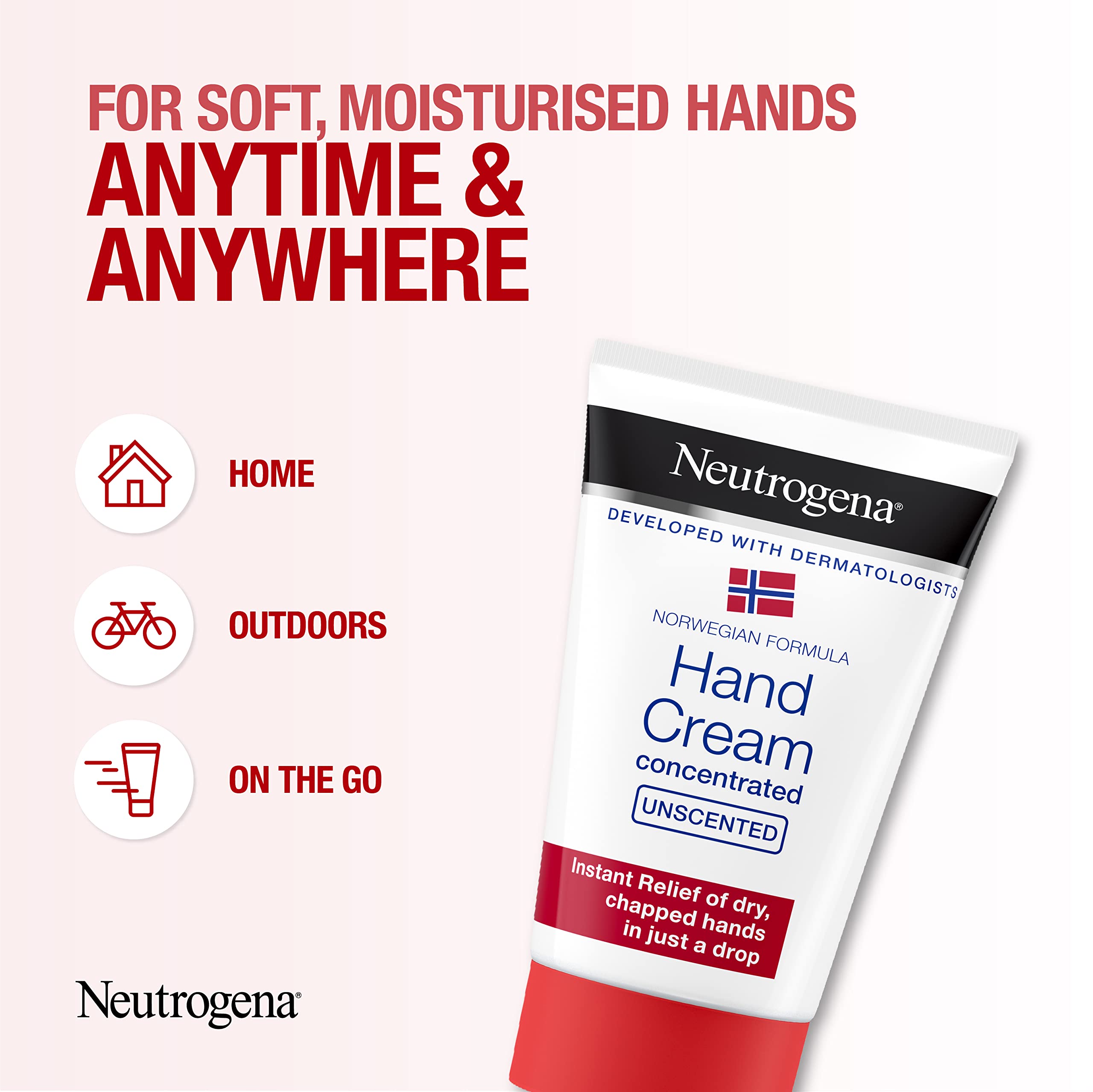 Neutrogena Norwegian Formula Concentrated Unscented Hand Cream with Glycerin & Vitamin E (75ml) 5
